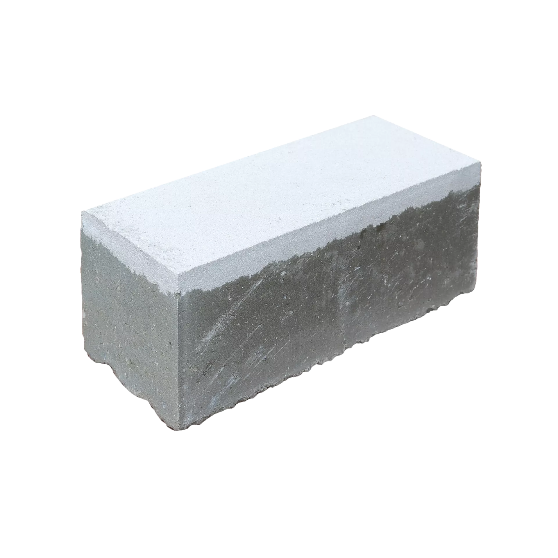 Rinnstein Typ B7 weiss glatt vollkantig L 25 cm B 12 cm H 14 cm