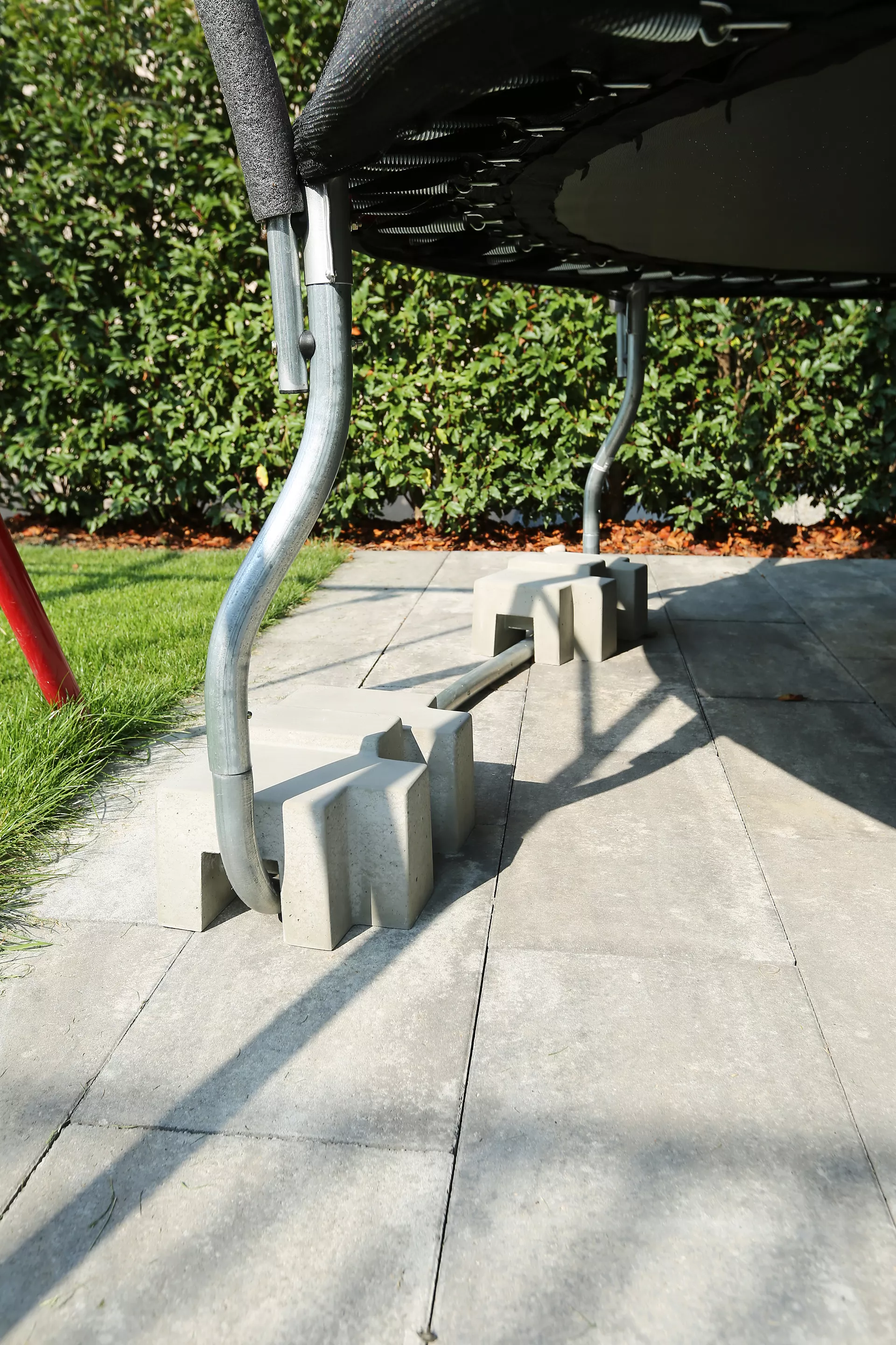 UNIVERSAL Gewichtsstein grau glatt Kanten gerundet L 40.5 cm B 25.5 cm H 17 cm