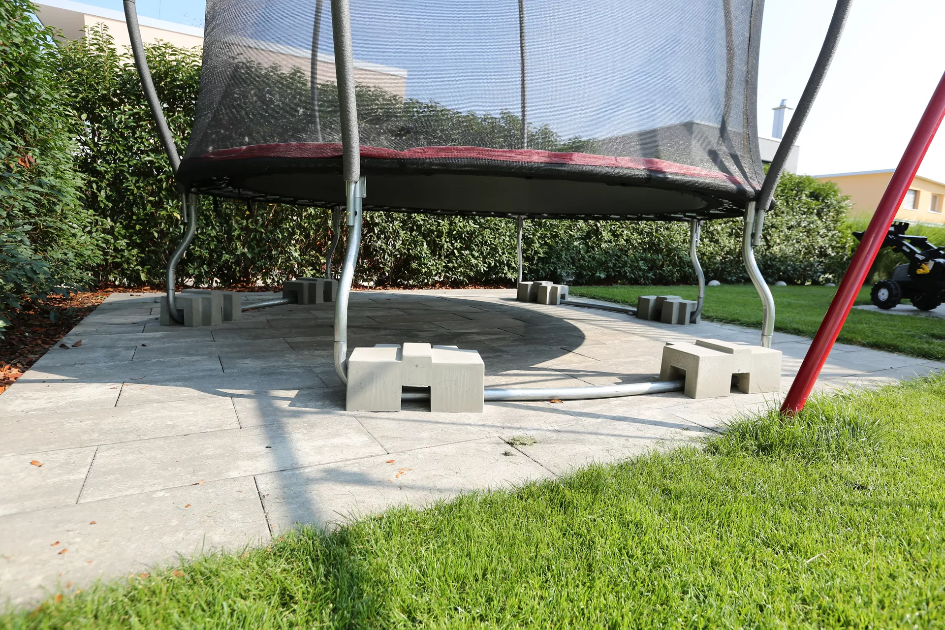 UNIVERSAL Gewichtsstein grau glatt Kanten gerundet L 40.5 cm B 25.5 cm H 17 cm