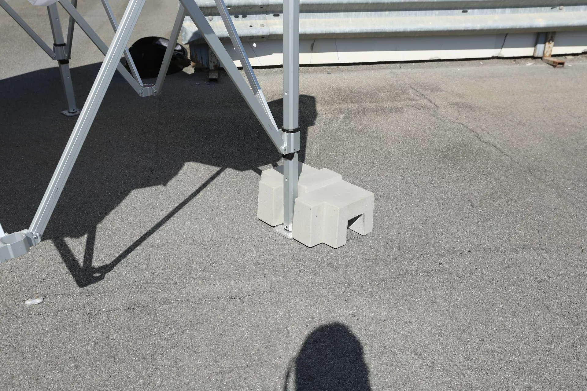 UNIVERSAL Gewichtsstein grau glatt Kanten gerundet L 40.5 cm B 25.5 cm H 17 cm