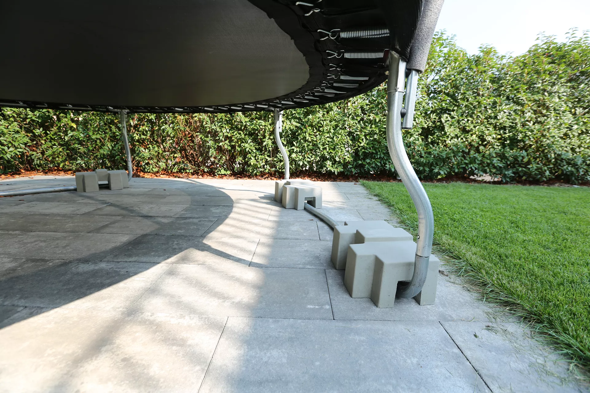 UNIVERSAL Gewichtsstein grau glatt Kanten gerundet L 40.5 cm B 25.5 cm H 17 cm