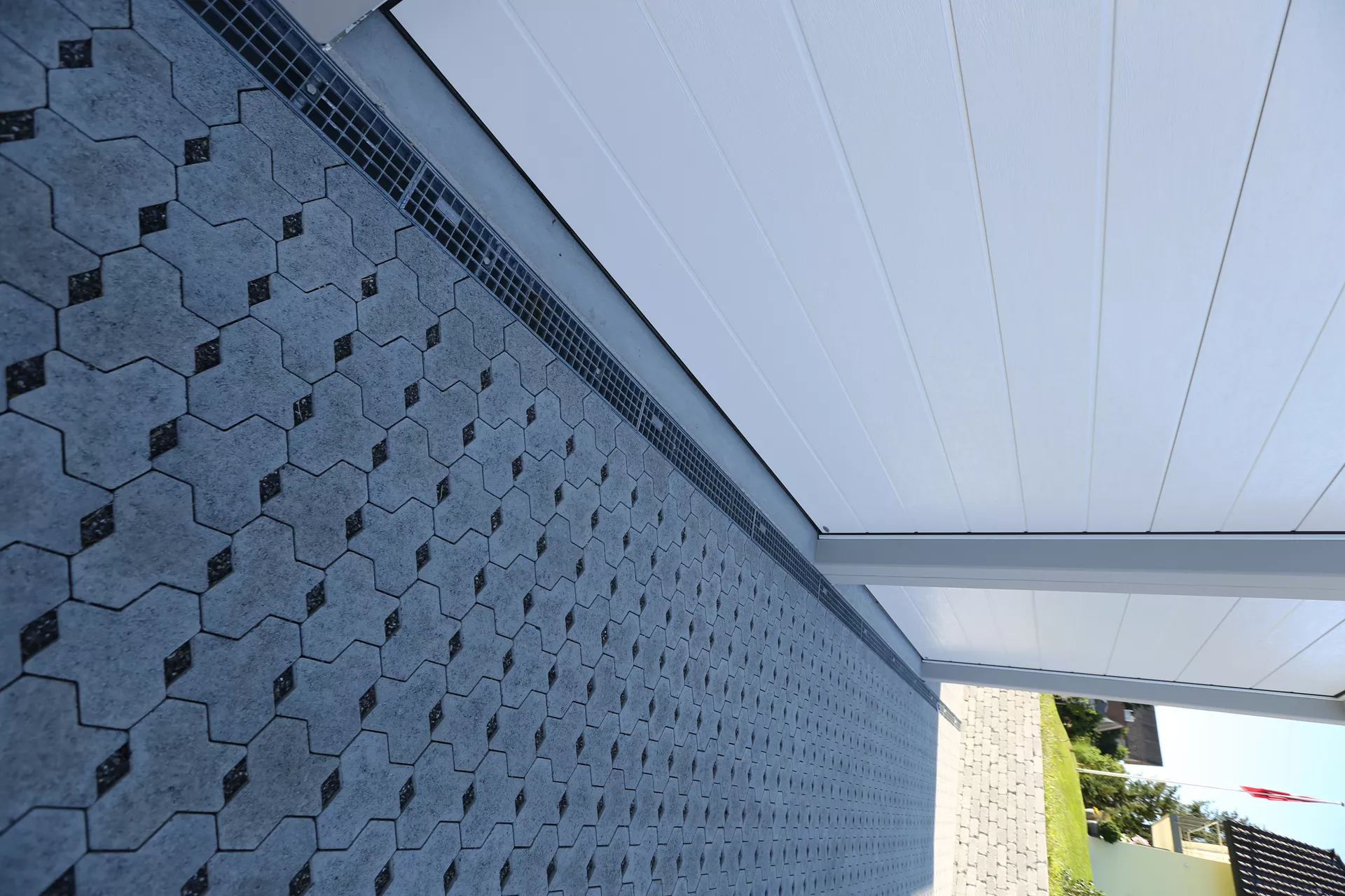 TEGULA SPLITT Ökostein mit Nocken Normalstein grau Kanten gebrochen L 23.2 cm B 17.2 cm H 7 cm