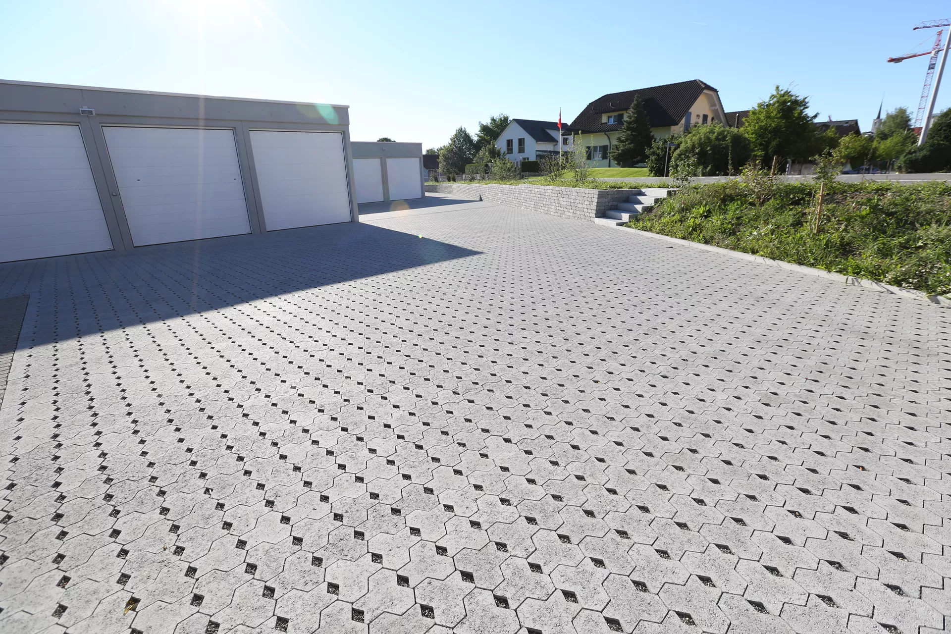 TEGULA SPLITT Ökostein mit Nocken Normalstein grau Kanten gebrochen L 23.2 cm B 17.2 cm H 7 cm