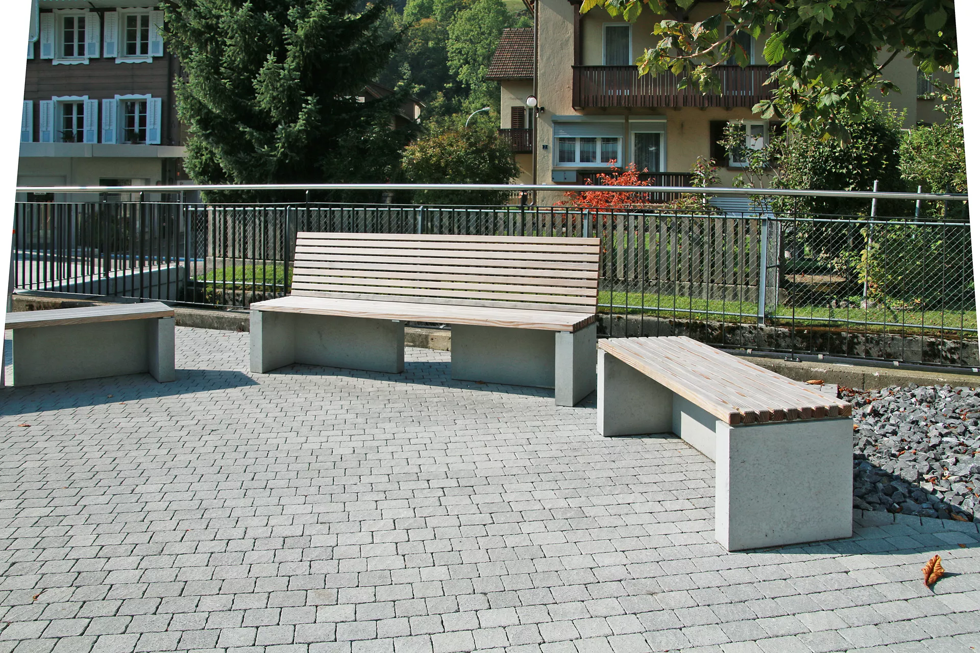 INTERMEZZO Variabank Betonwinkel Typ 1 grau glatt vollkantig inkl. Versetz- und Montageh. M12/40 mm L 45 cm B 45 cm H 40 cm W 10 cm