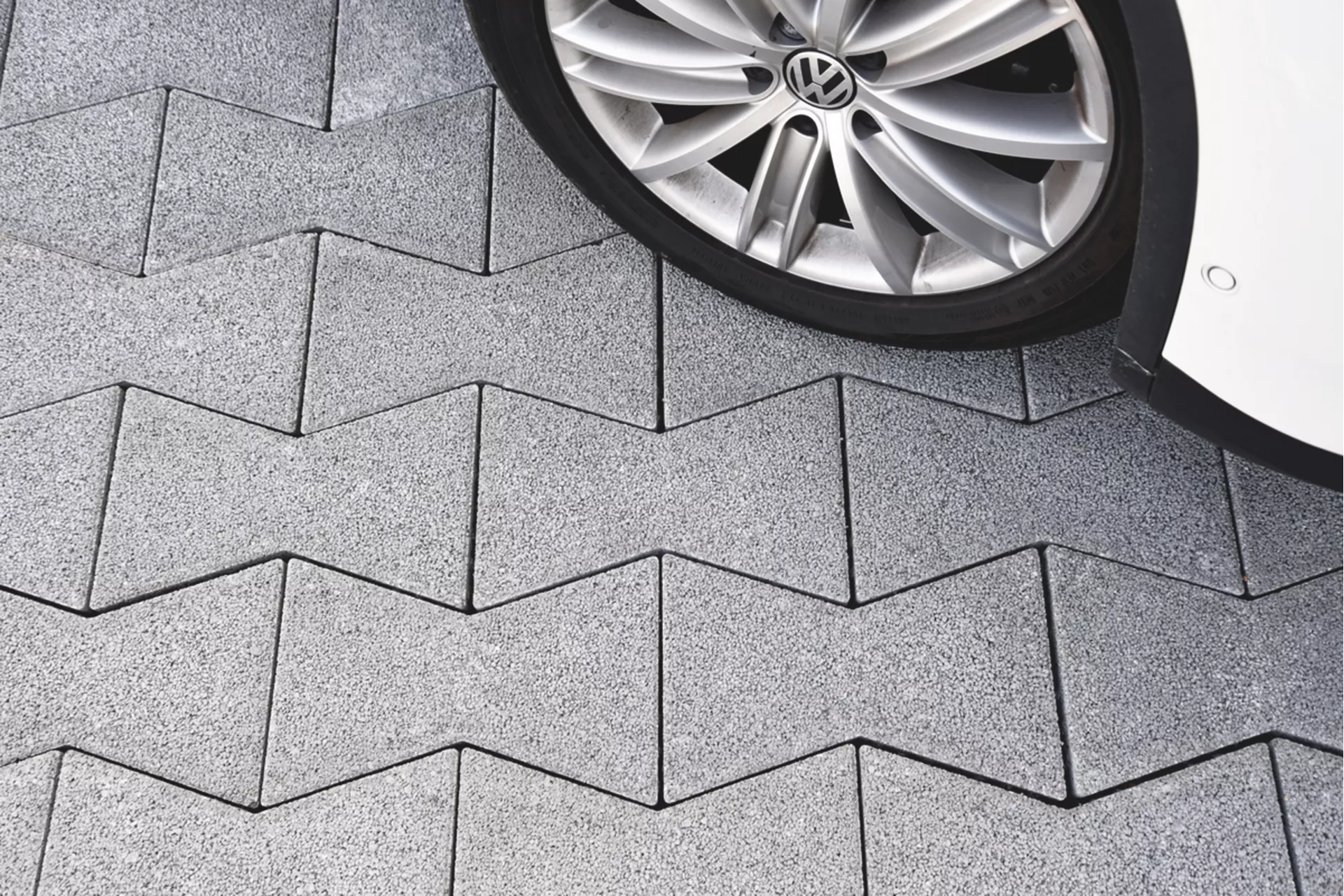 Pavé filtrant FILTROTEC 37.1/24/12 cm chanfreiné, gris