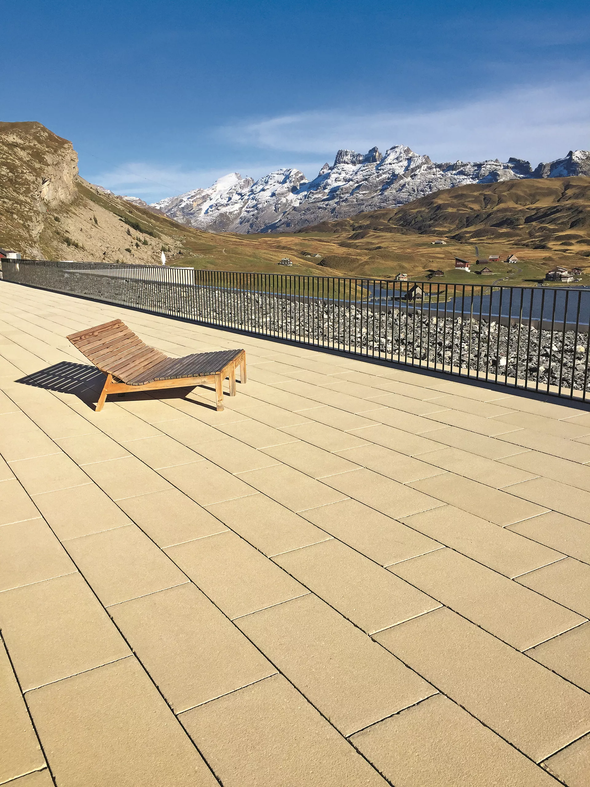 FINALGO Vakuum Gehwegplatte juragelb gestrahlt gefast L 100 cm B 50 cm H 4 cm