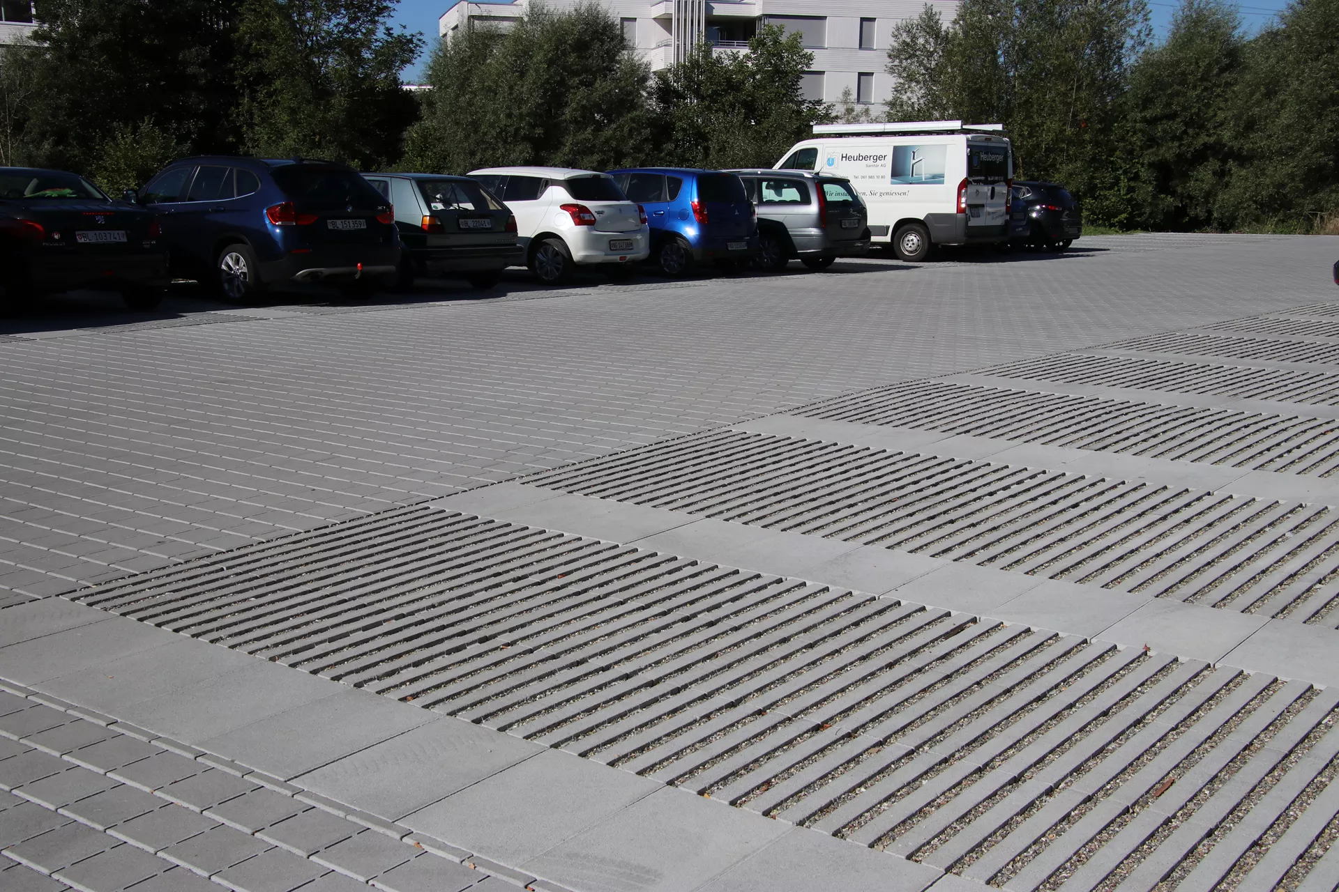 RAINA Rasenliner mit Verschiebesicherung grau glatt L 60 cm B 40 cm H 10 cm