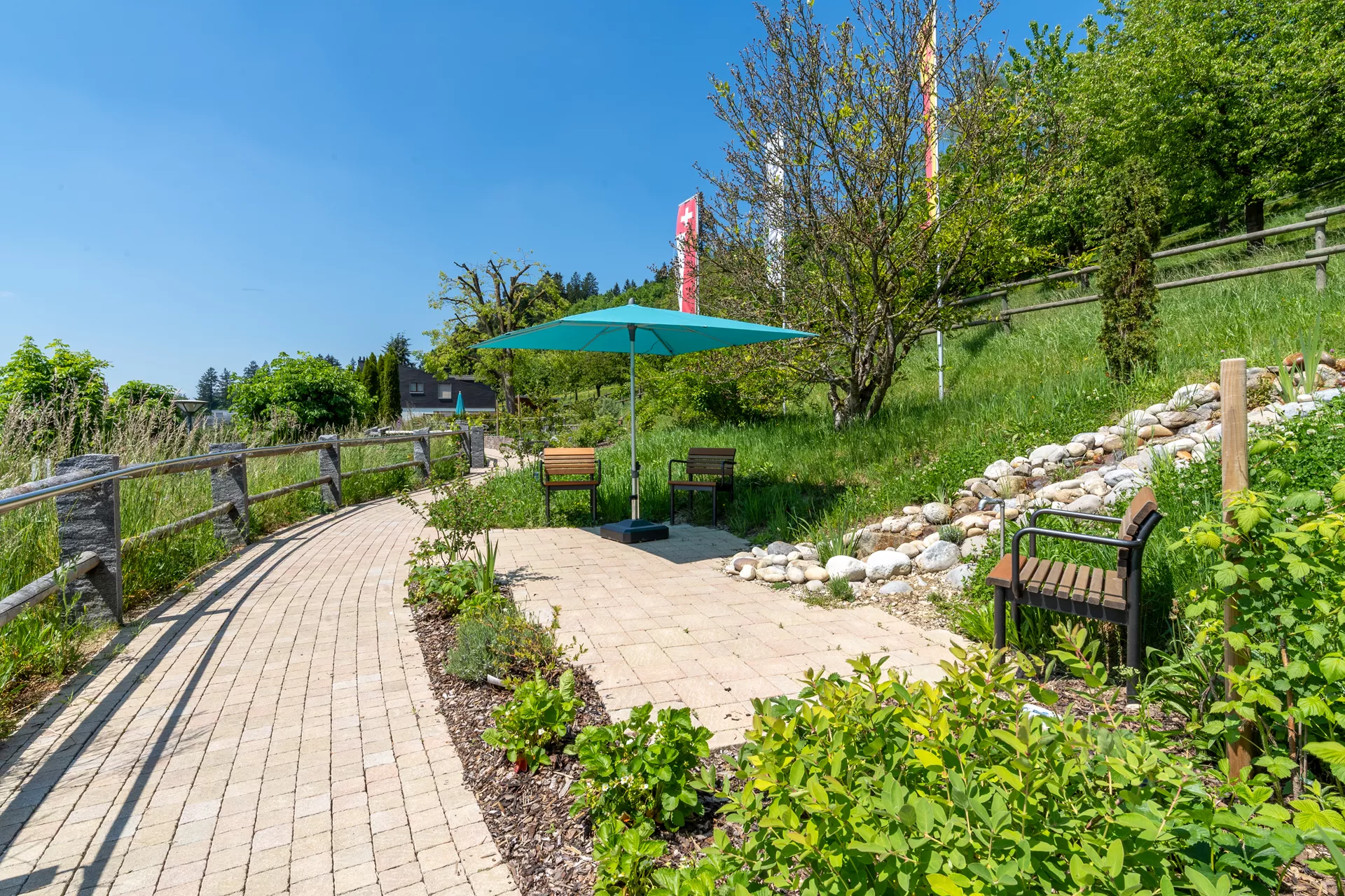 FRIEDA FORMATO Pflasterstein bernstein strukturiert Kanten gebr. L 10, 20, 30 cm B 20 cm H 7 cm