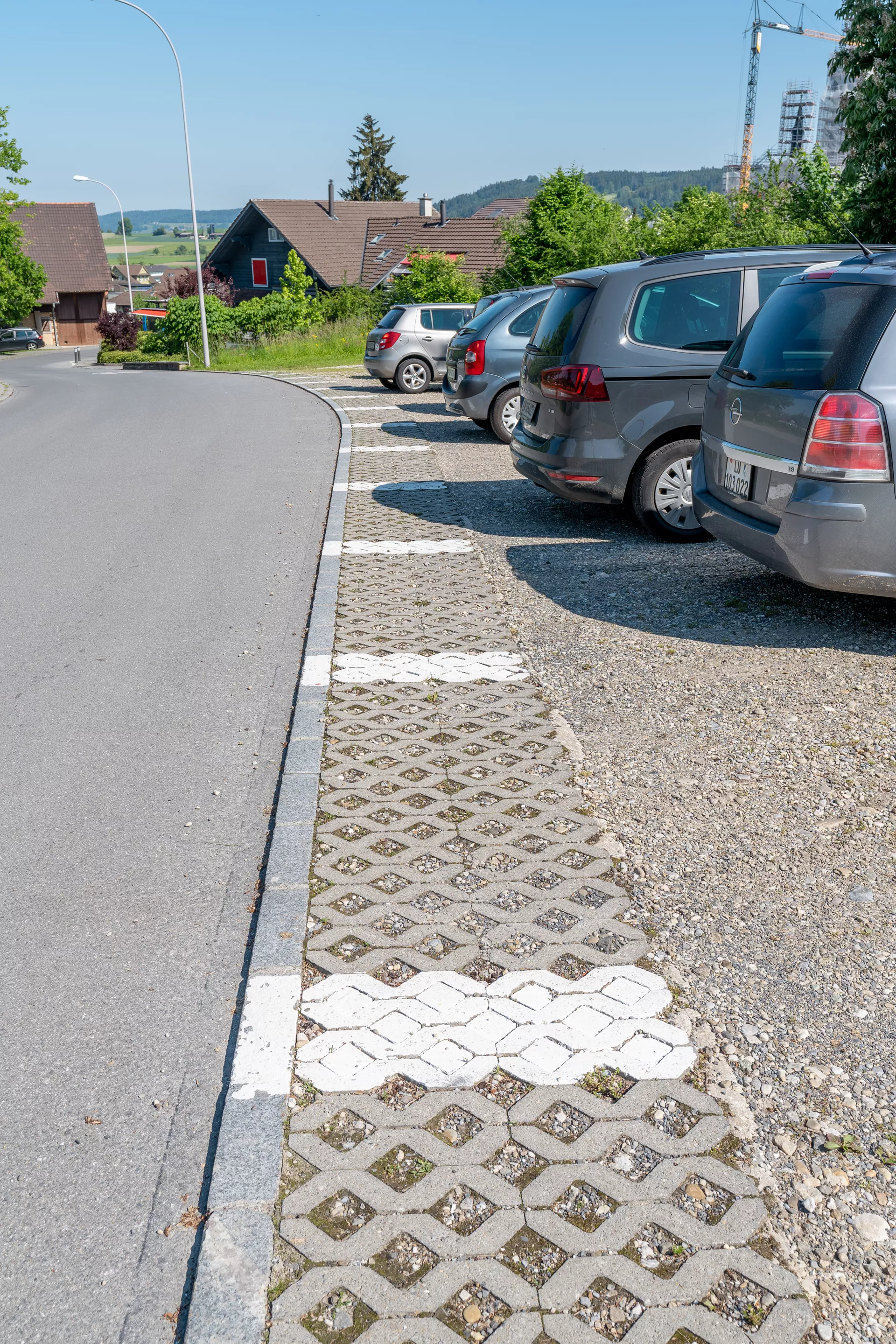 GRISON Rasengitterstein mit Nocken grau glatt L 60.2 cm B 40.2 cm H 8 cm