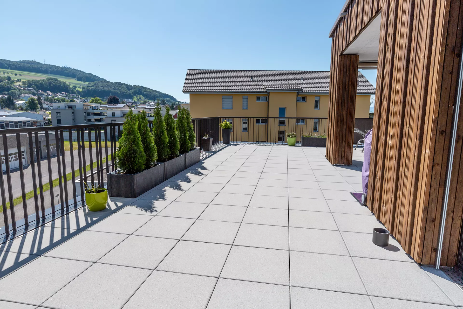 PARCO FINA Gartenplatte grau gestrahlt gefast L 50 cm B 50 cm H 4 cm