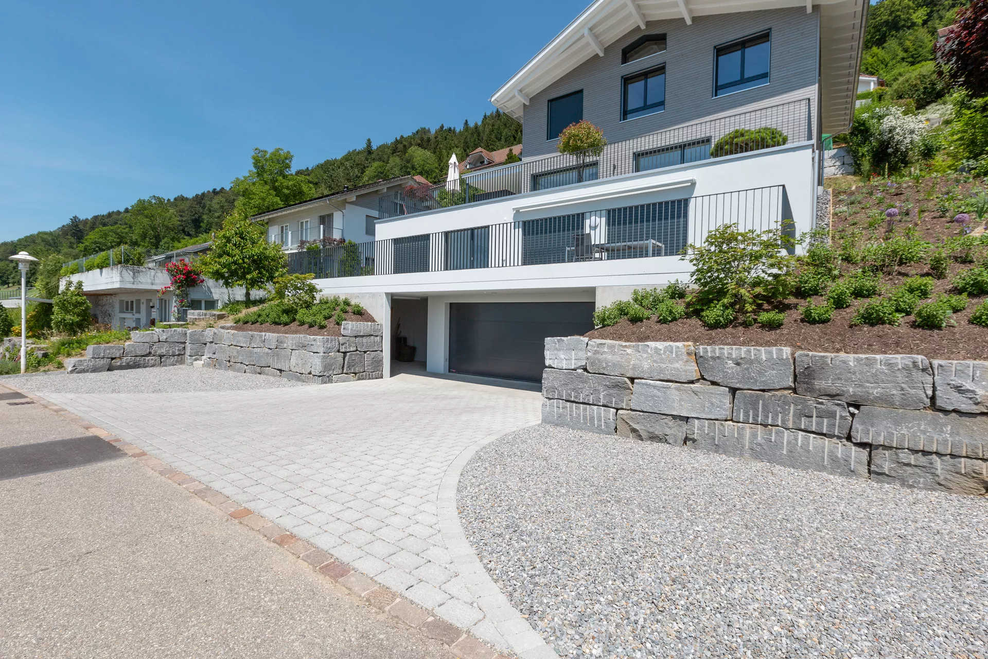 TEGULA SPLITT Ökostein mit Nocken Normalstein grau Kanten gebrochen L 23.2 cm B 17.2 cm H 7 cm