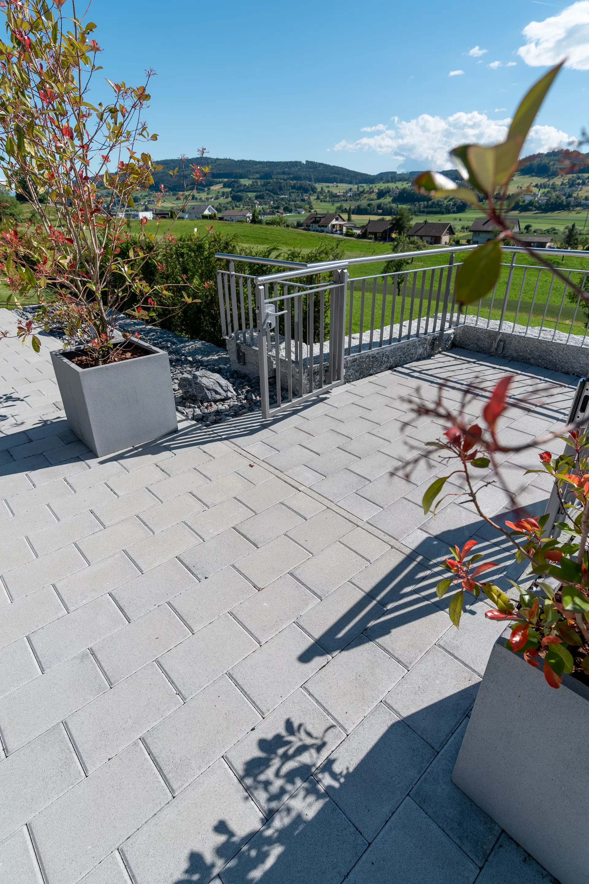 CLASSIC Pflasterstein mit Nocken grau glatt gefast L 30 cm B 20 cm H 6 cm