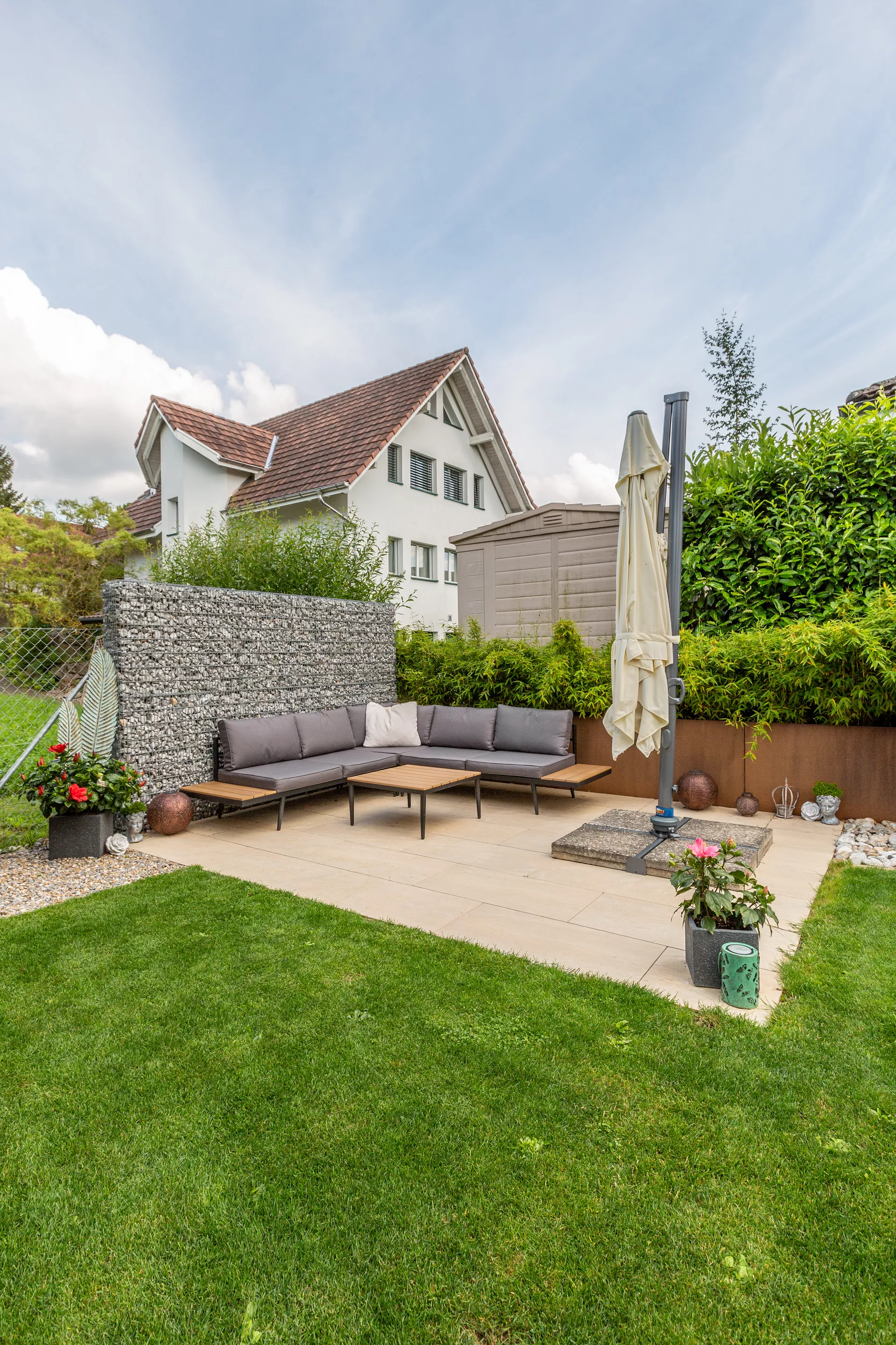 Feinsteinzeug Gehwegplatte Pietra di Barge beige strukturiert vollkantig L 90 cm B 45 cm H 2 cm