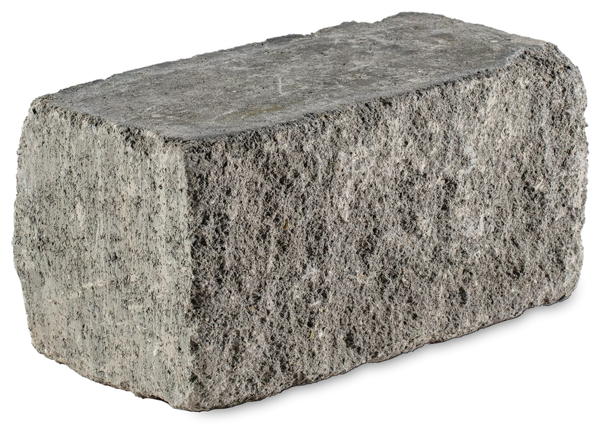 SANTURO Mini Landhausmauer 2-seitig gespalten grau L 30-50 cm B 15 cm H 15 cm