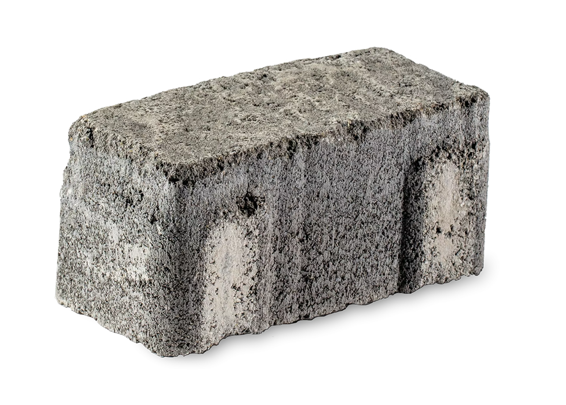 FRIEDA DRAIN Ökostein perlgrau strukturiert Kanten gebrochen L 13.8-16.8 cm B 15.1 cm H 7 cm