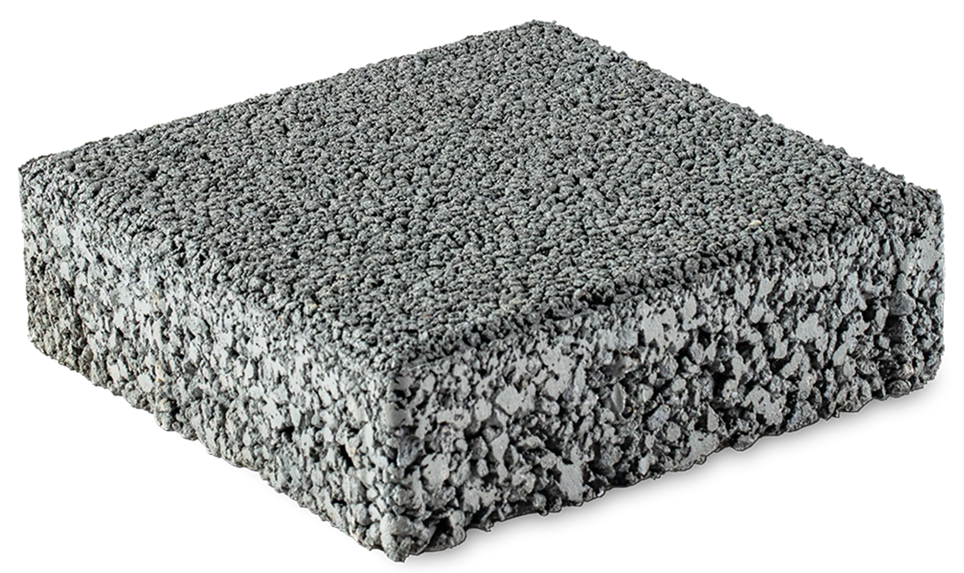 CLASSIC Sickerstein fino mit Nocken grau haufwerksporig gefast L 20 cm B 20 cm H 6 cm