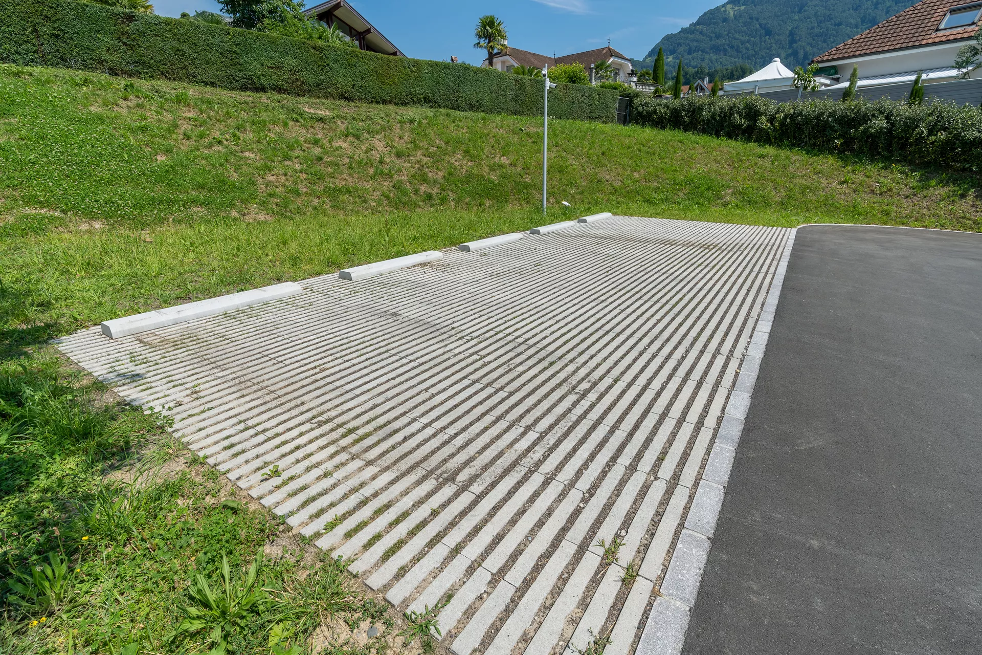 RAINA Rasenliner mit Verschiebesicherung grau glatt L 60 cm B 40 cm H 10 cm