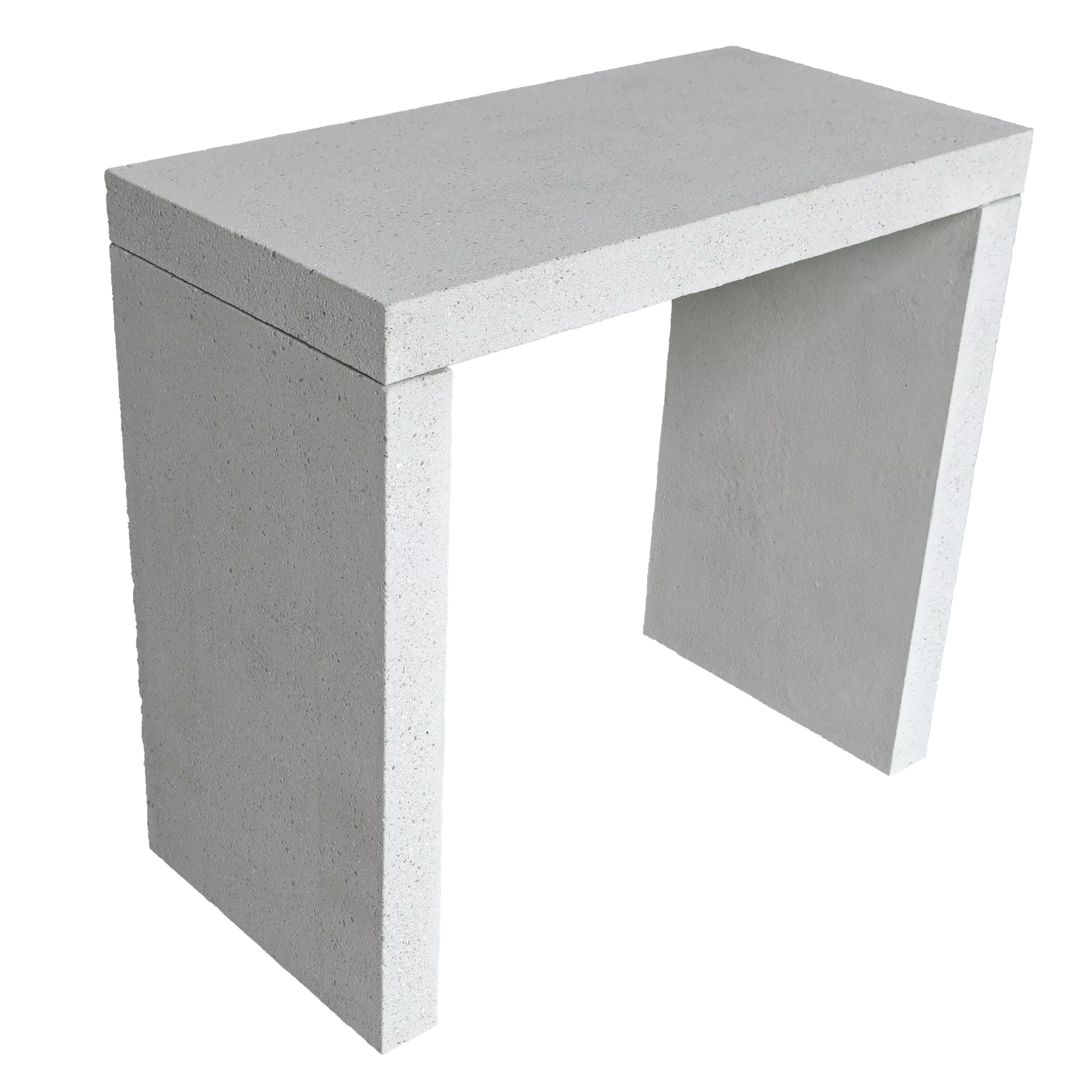 VARIATION Bank grau gestrahlt vollkantig Variabel L 201-300 cm B 40-100 cm H 40-50 cm W 10 cm