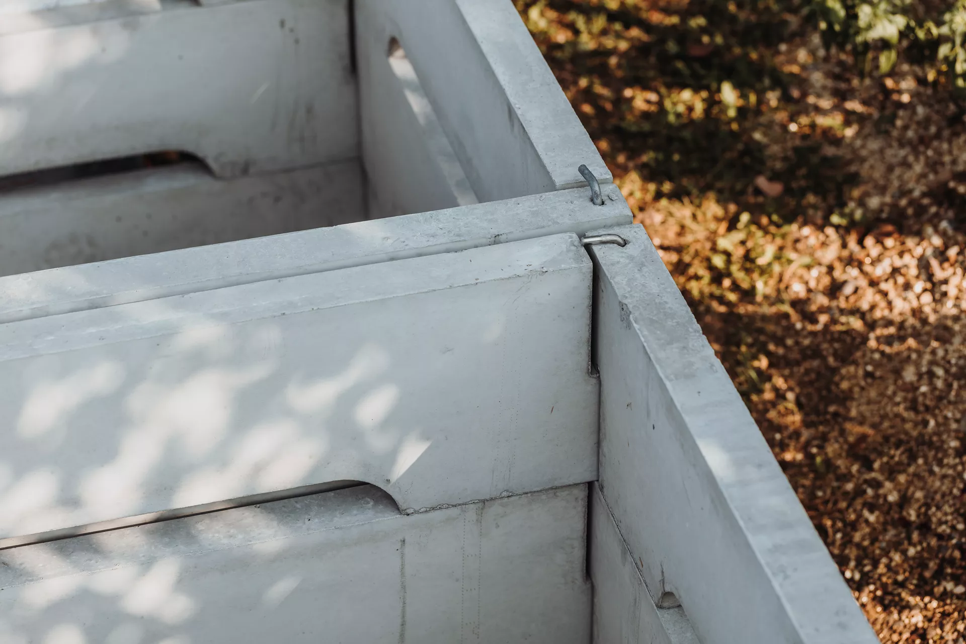 Kompostbehälter einzelnes Brett L 120 cm B 5.5 cm H 25 cm