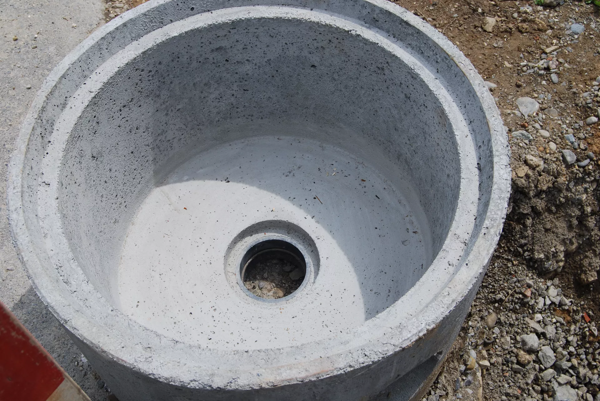 Ablauf rund inkl. Schachtfutter für KS-R NW 150 exkl. Gussdeckel D 60 cm H 50 cm W 6.5 cm