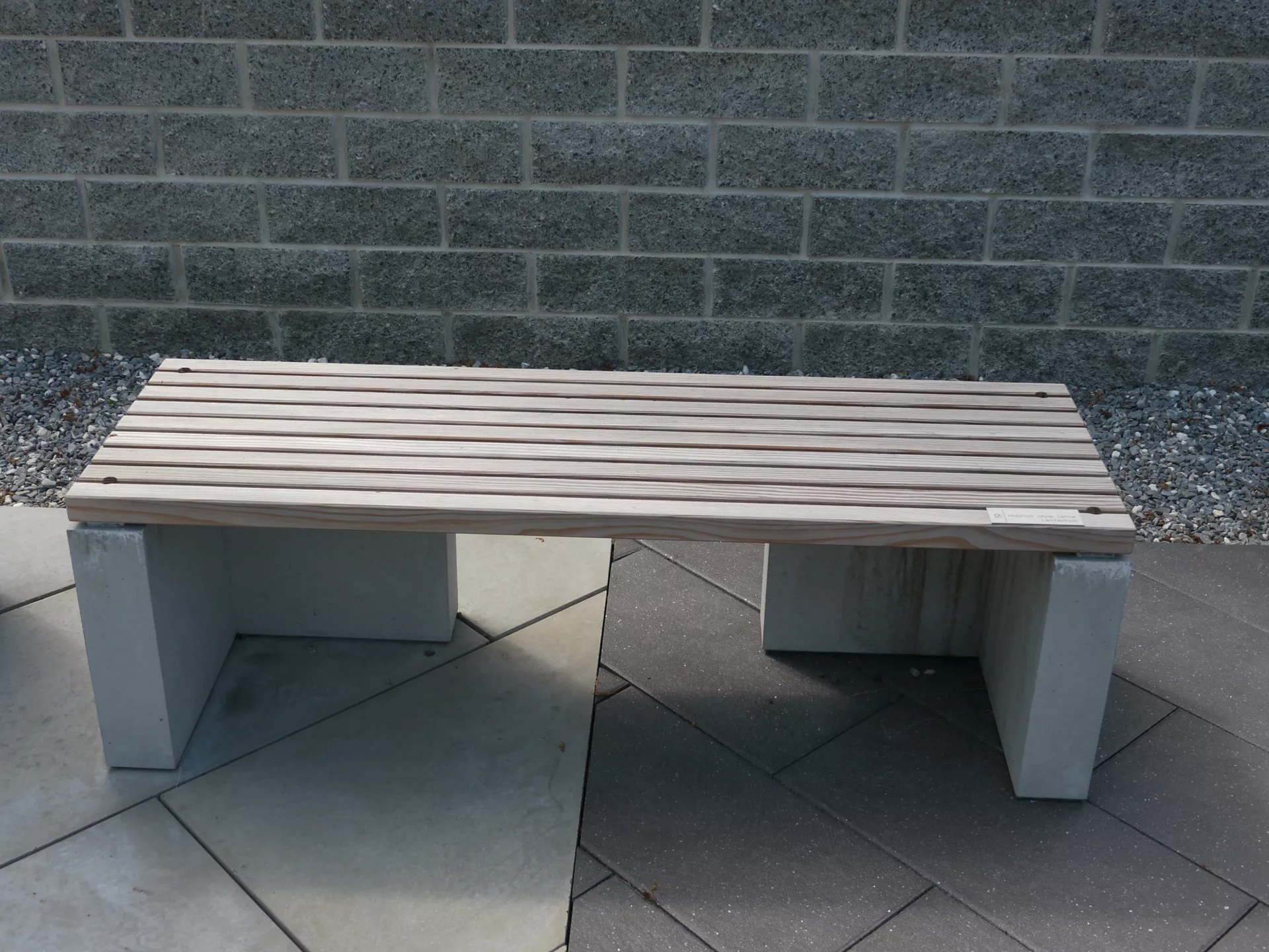 INTERMEZZO Variabank Betonwinkel Typ 1 grau glatt vollkantig inkl. Versetz- und Montageh. M12/40 mm L 45 cm B 45 cm H 40 cm W 10 cm