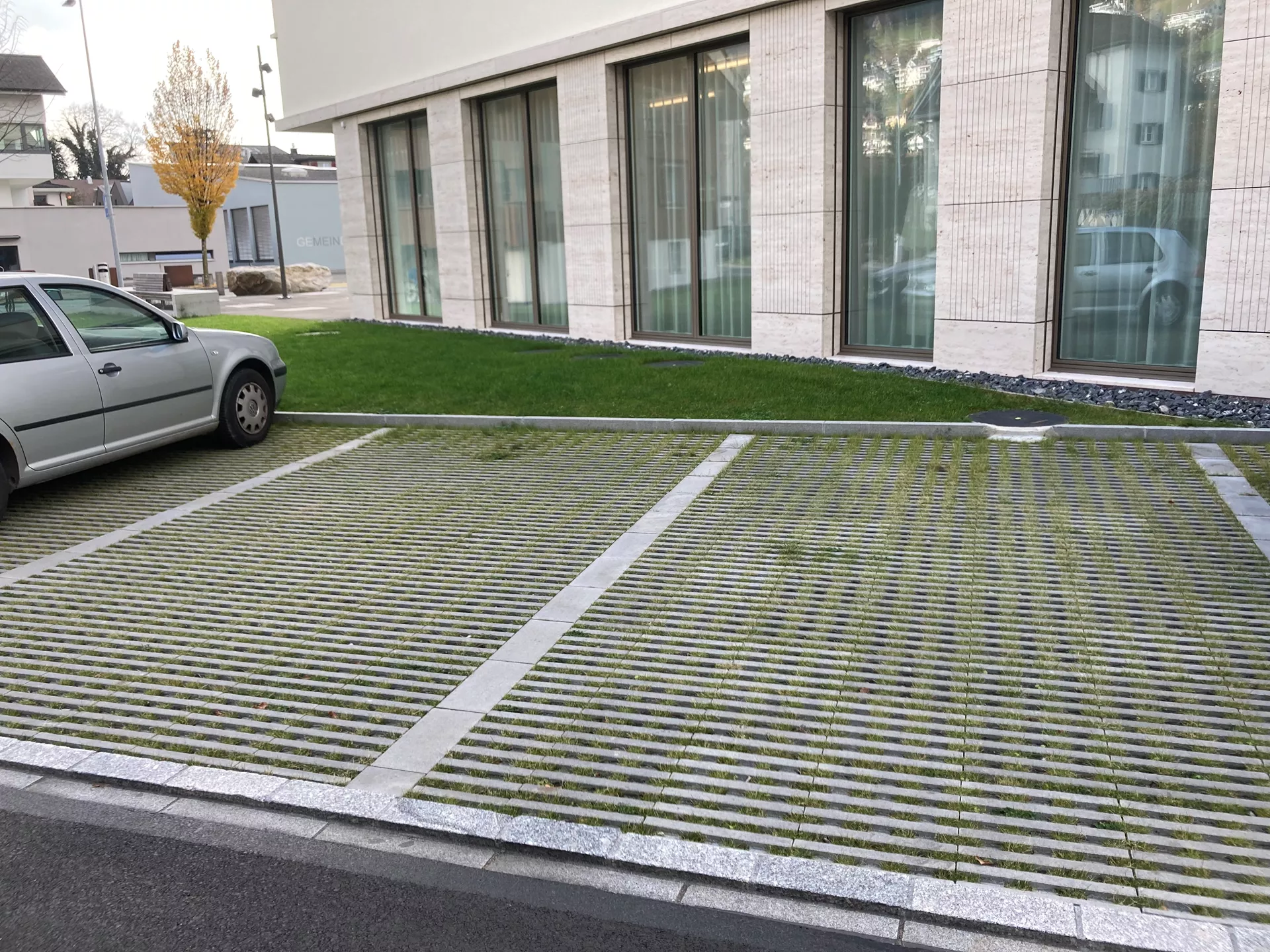 RAINA Rasenliner mit Verschiebesicherung grau glatt L 60 cm B 40 cm H 10 cm