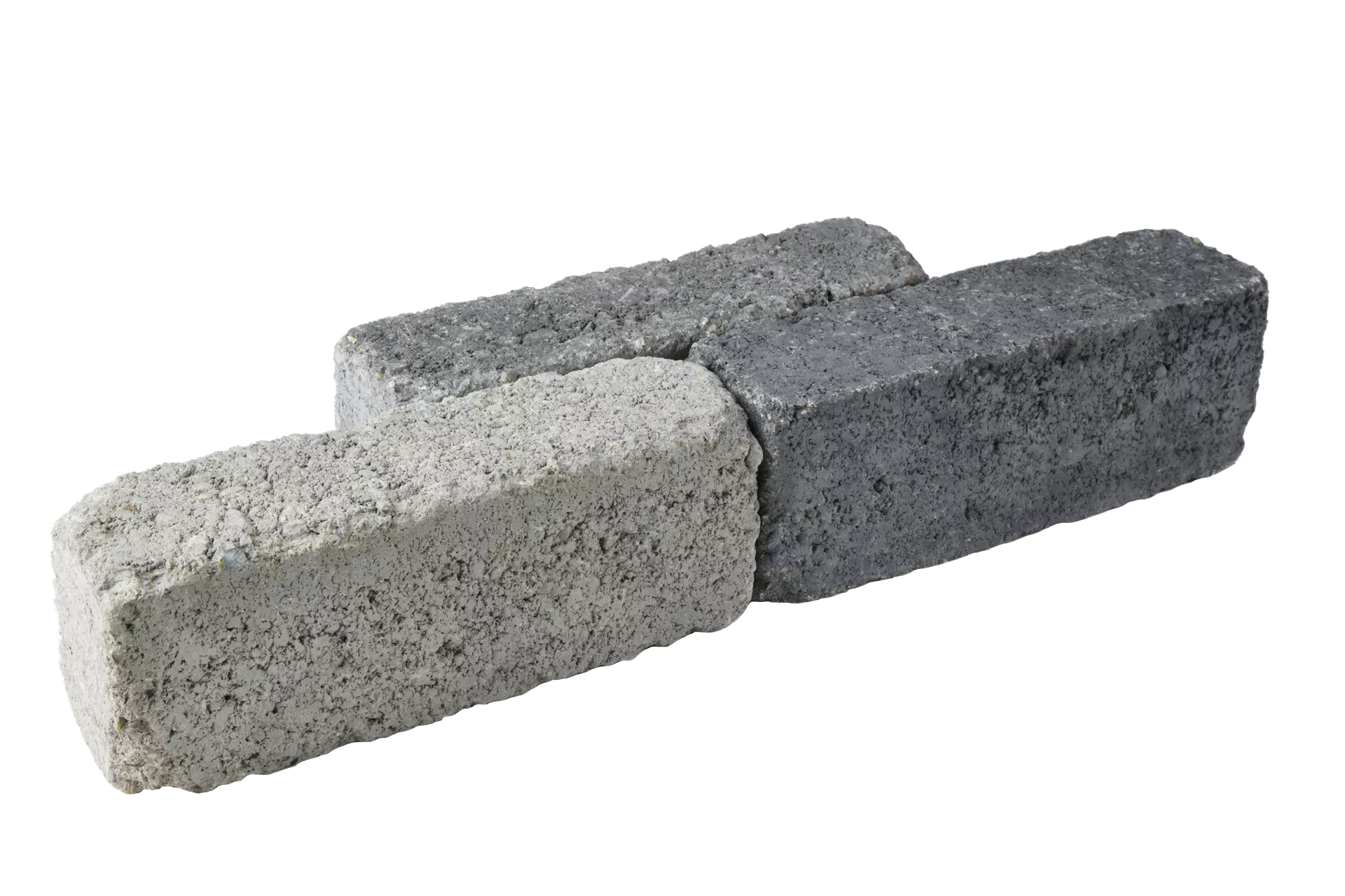 RIEMO Pflasterstein Granit (grau-anthrazit-onyx) Kanten gebrochen L 22 cm B 6 cm H 8 cm