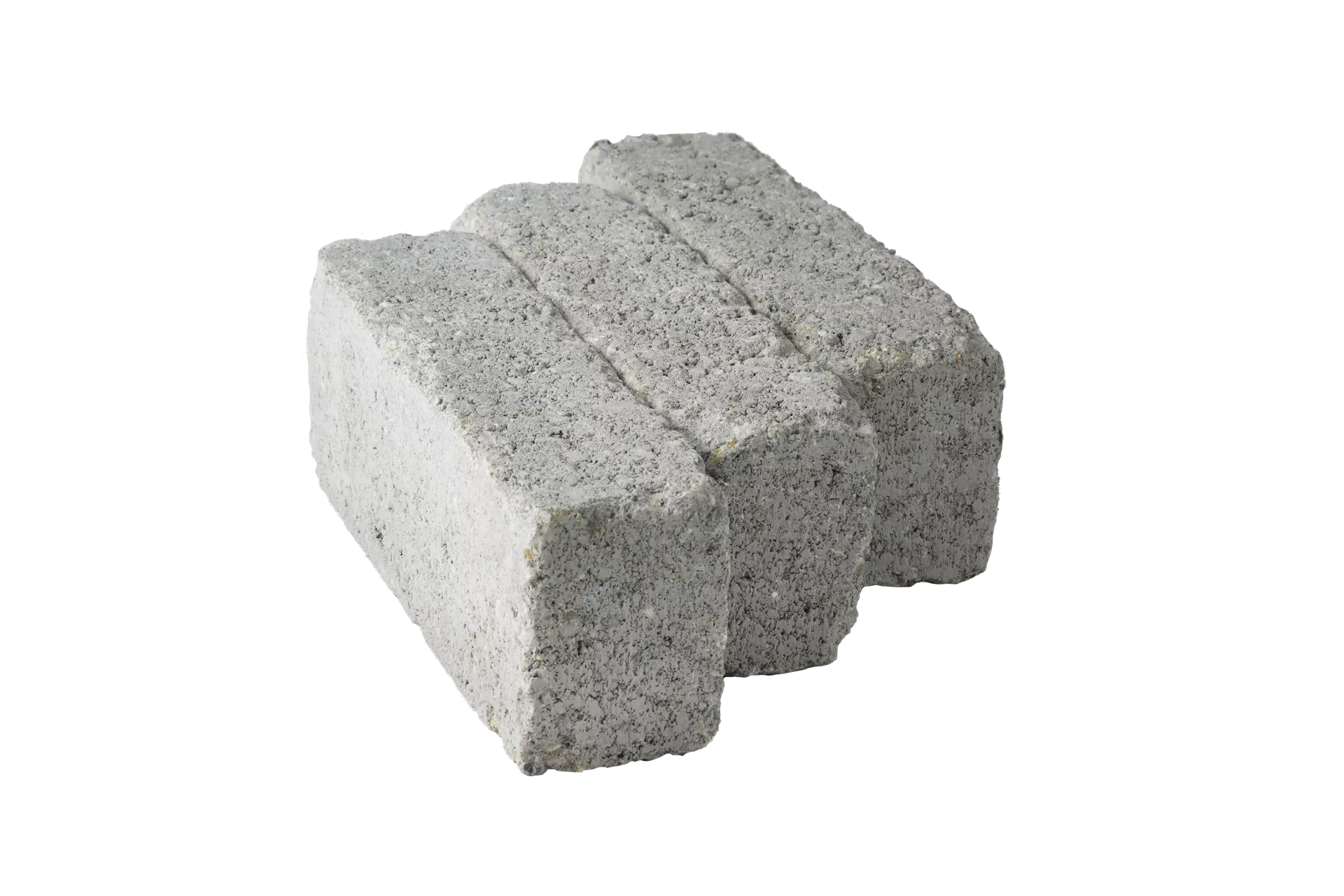 RIEMO Pflasterstein grau Kanten gebrochen L 22 cm B 6 cm H 8 cm