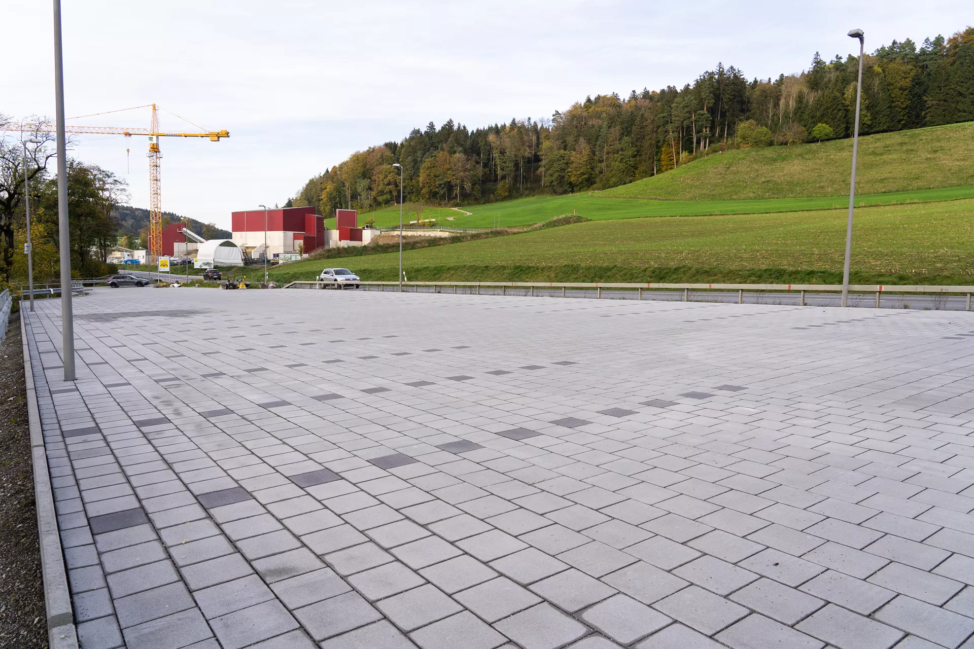 CLIMA STONE Drain mit BRIDGE Nockenverbund grau fein gefast L 28 cm B 28 cm H 8 cm