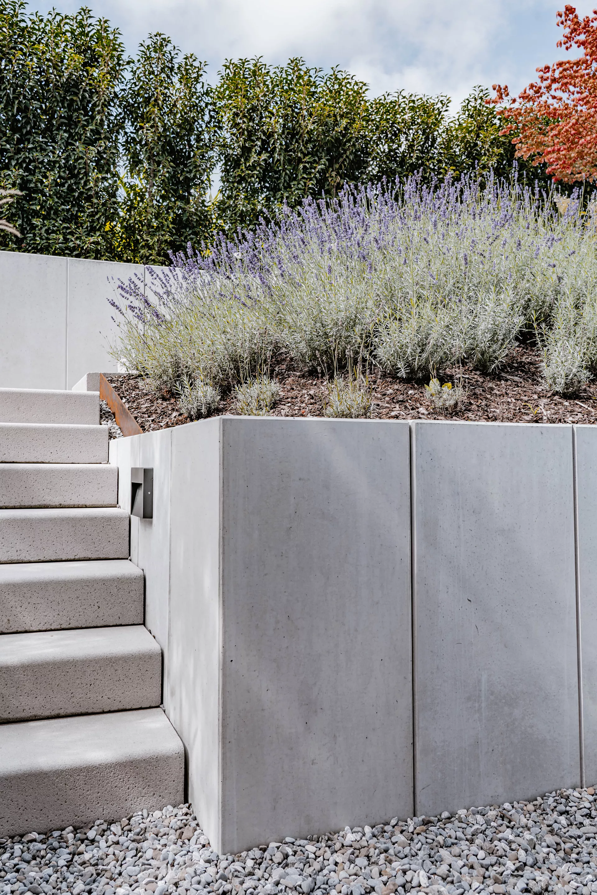 EXACTA LIGHT Winkelplatte Typ 1 grau glatt gefast unbewehrt L 49 cm B 25 cm H 25 cm W 6 cm