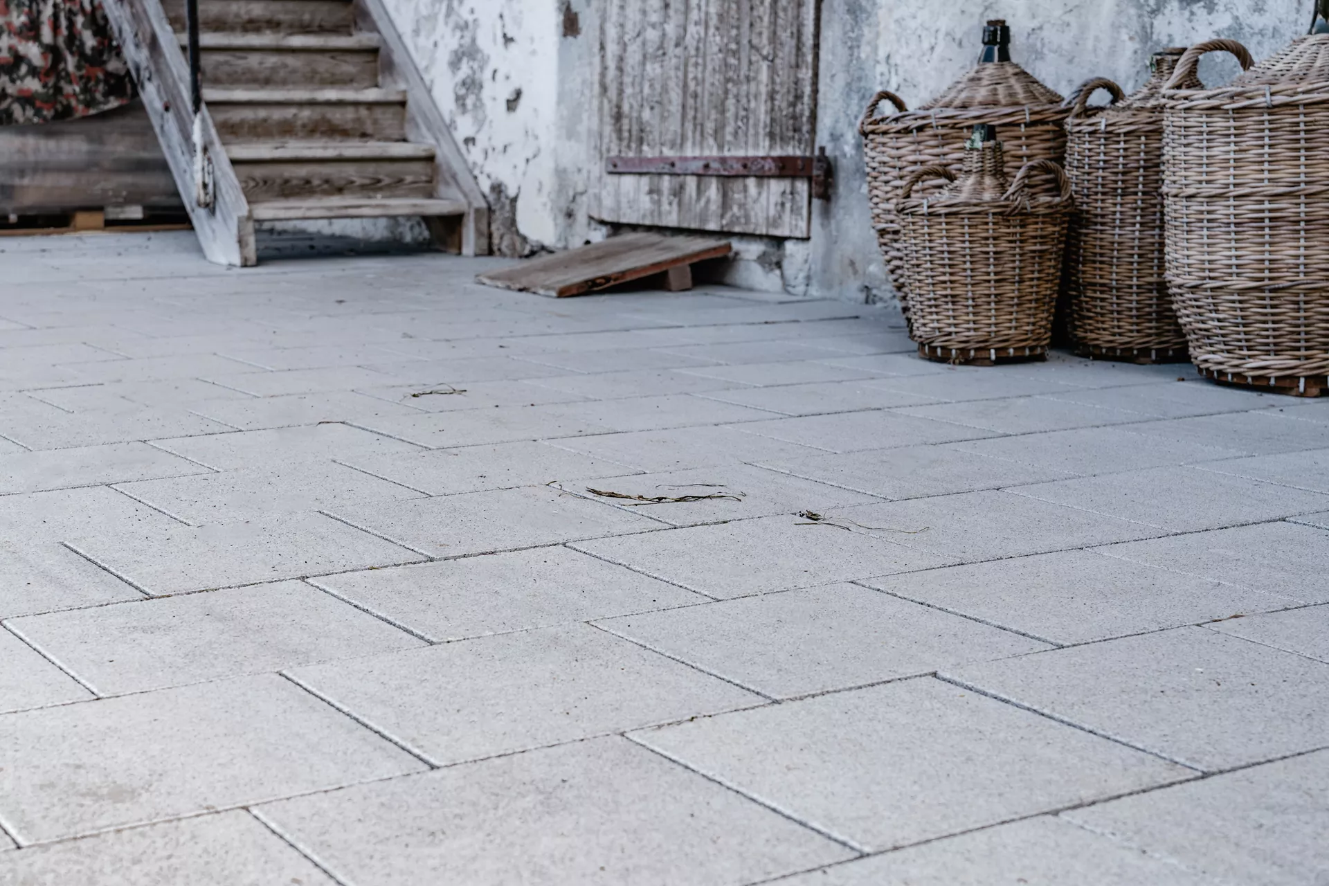 VS 5 Schwerlaststein mit Verschiebesicherung grau glatt gefast L 15 cm B 15 cm H 10.8 cm