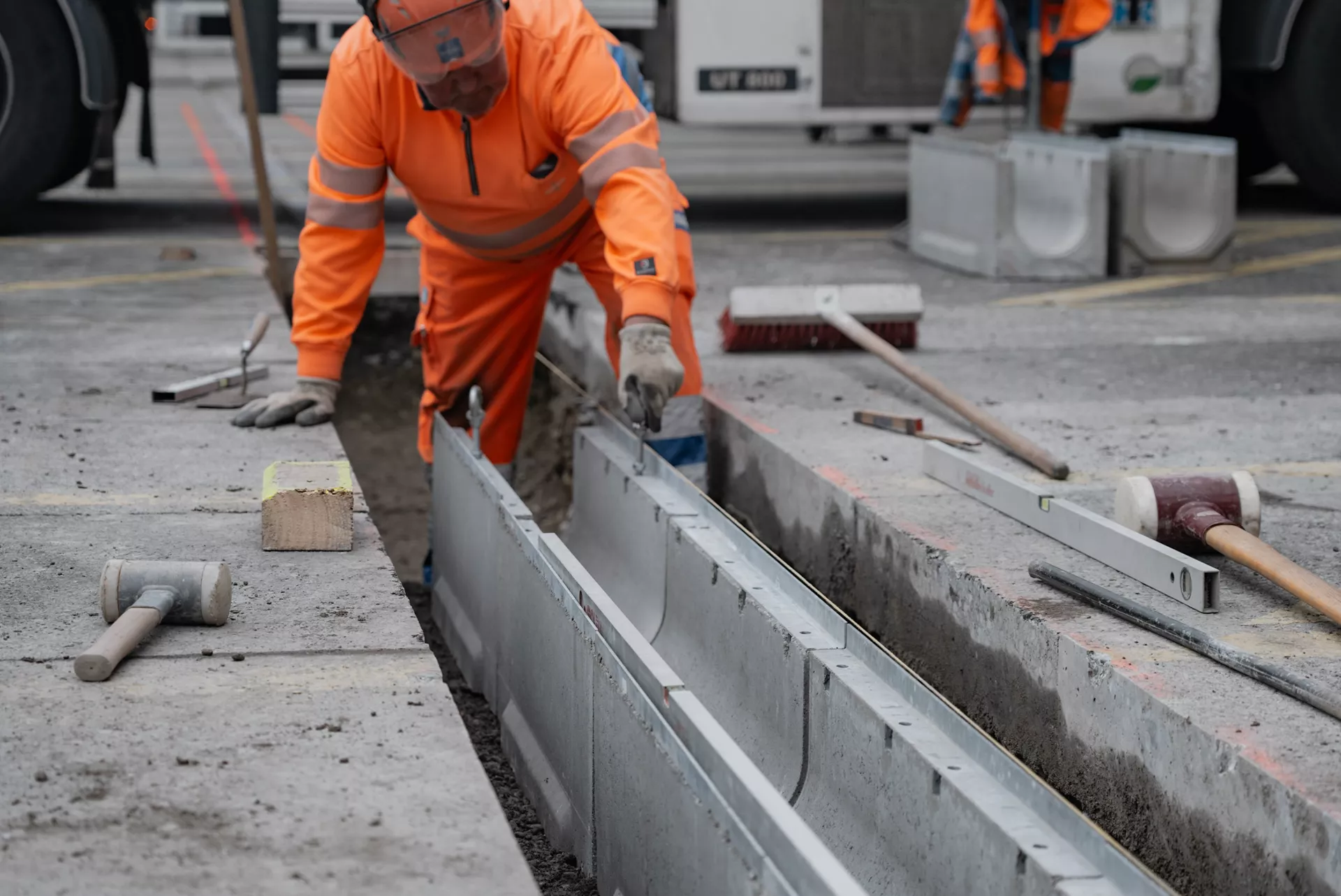 BIRCOsir Rinne NW 200 Typ 100 ohne Gefälle BK F 900 L 1000 mm B 335 mm H 360 mm