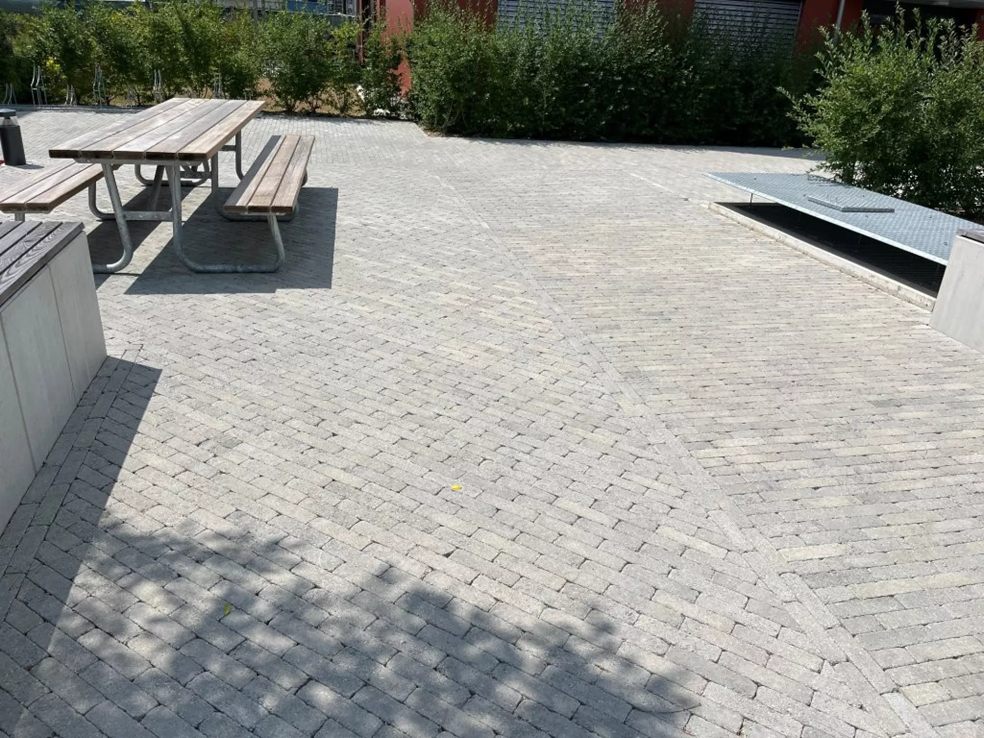 RIEMO Pflasterstein grau Kanten gebrochen L 22 cm B 6 cm H 8 cm