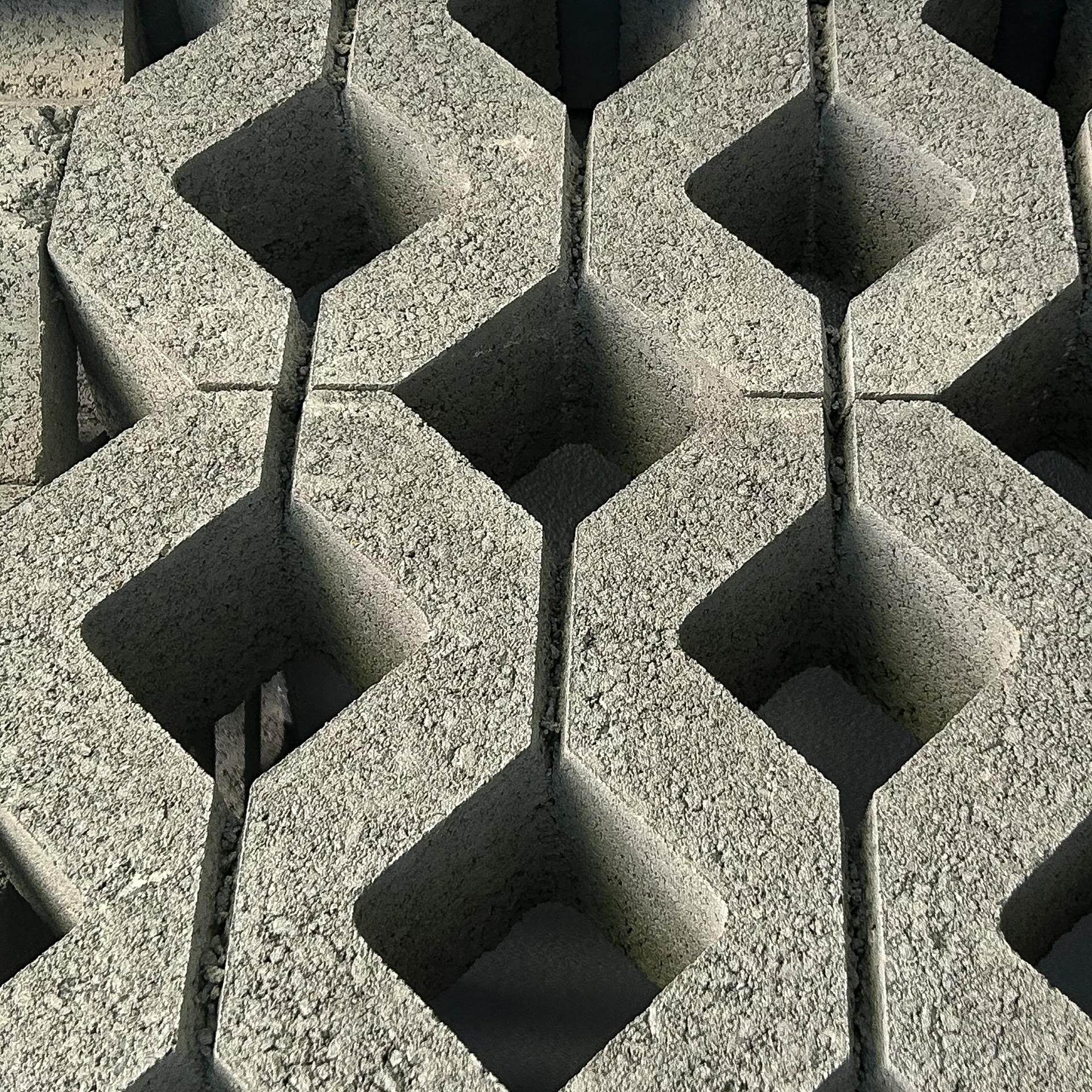 GRISON Rasengitterstein mit Nocken grau glatt L 60.2 cm B 40.2 cm H 8 cm