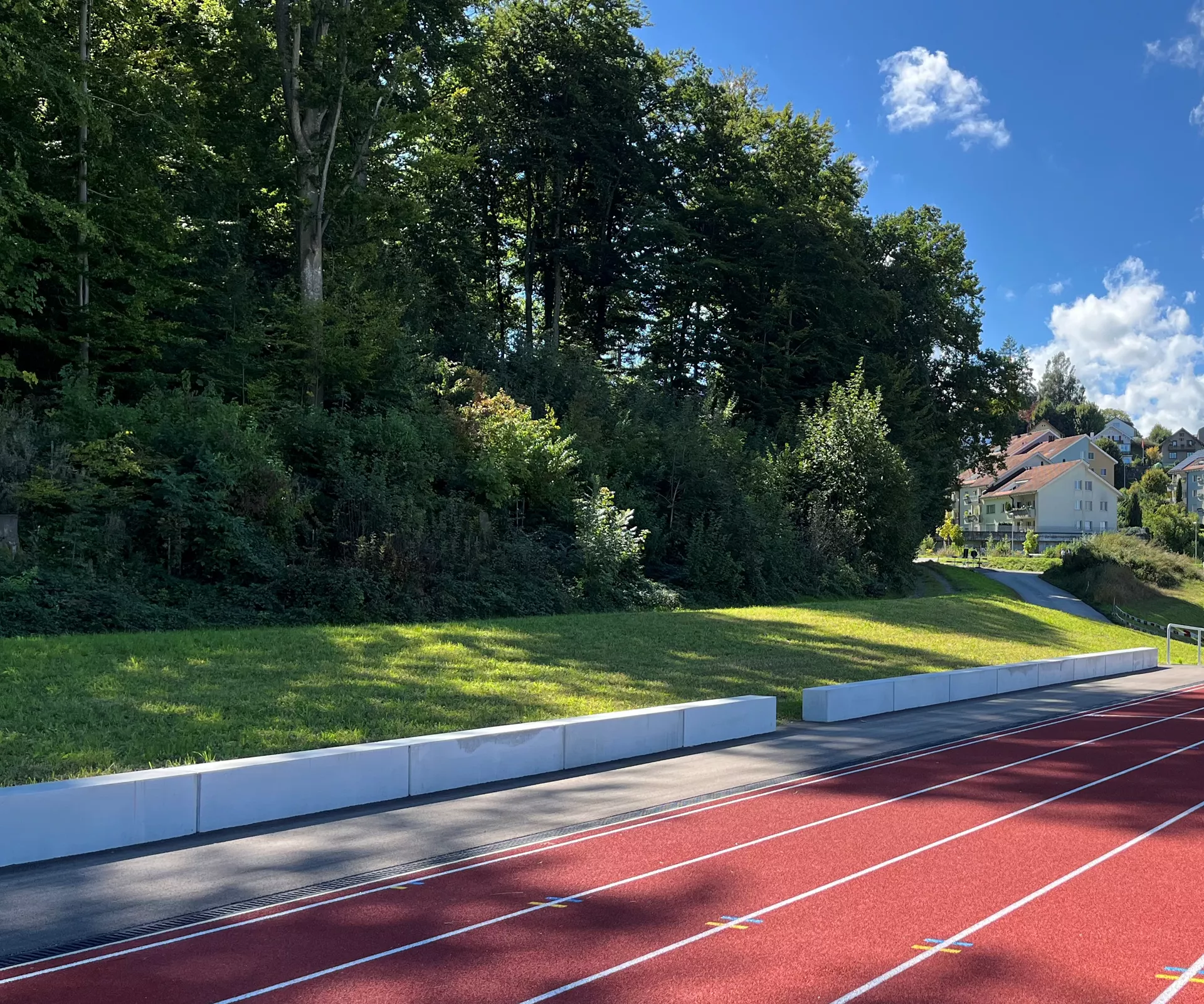 Vierkant-Element Normalelement beidseitig offen grau glatt gefast L 200 cm B 65 cm H 50 cm