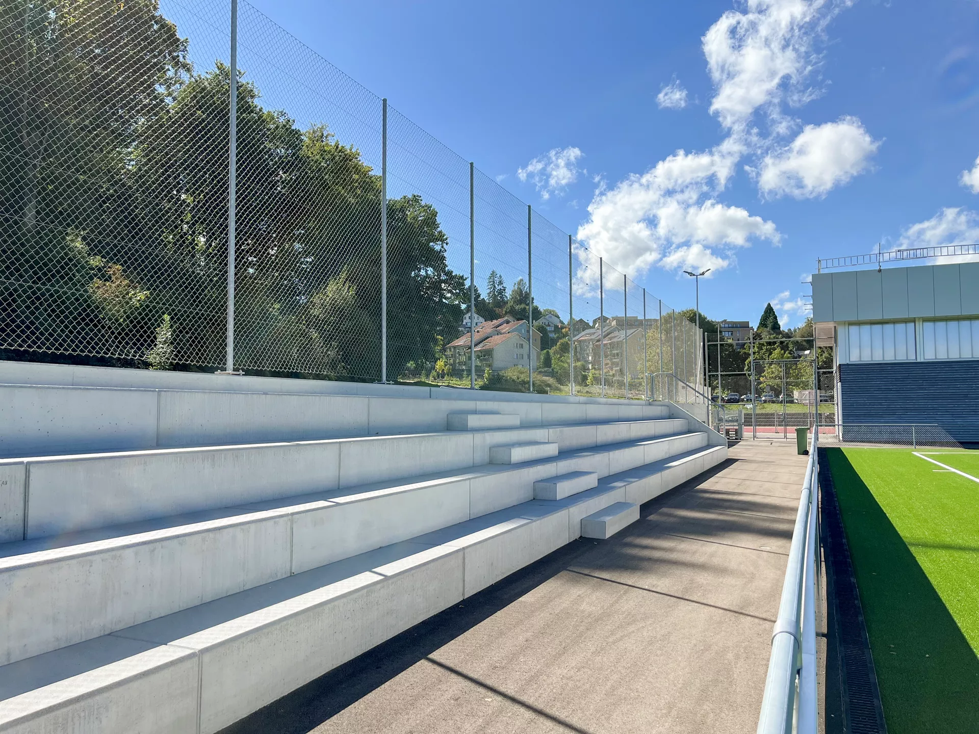 Vierkant-Element Normalelement beidseitig offen grau glatt gefast L 200 cm B 65 cm H 50 cm