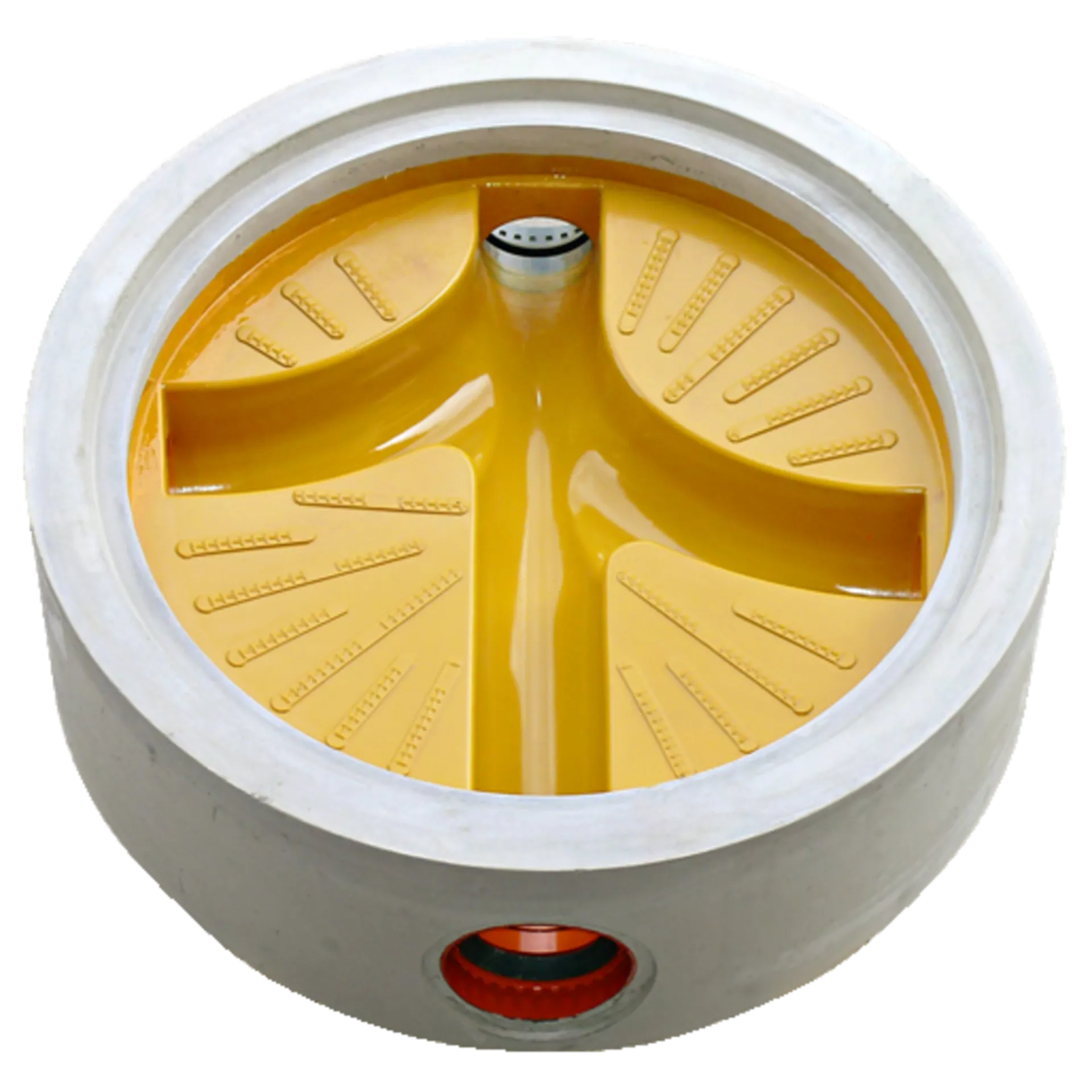 keres Normschachtboden mit Seitenanschluss