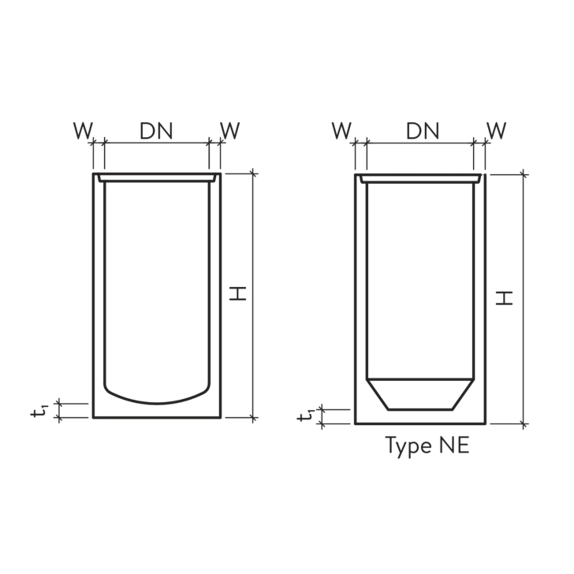 Strassenabläufe ohne Aussparung