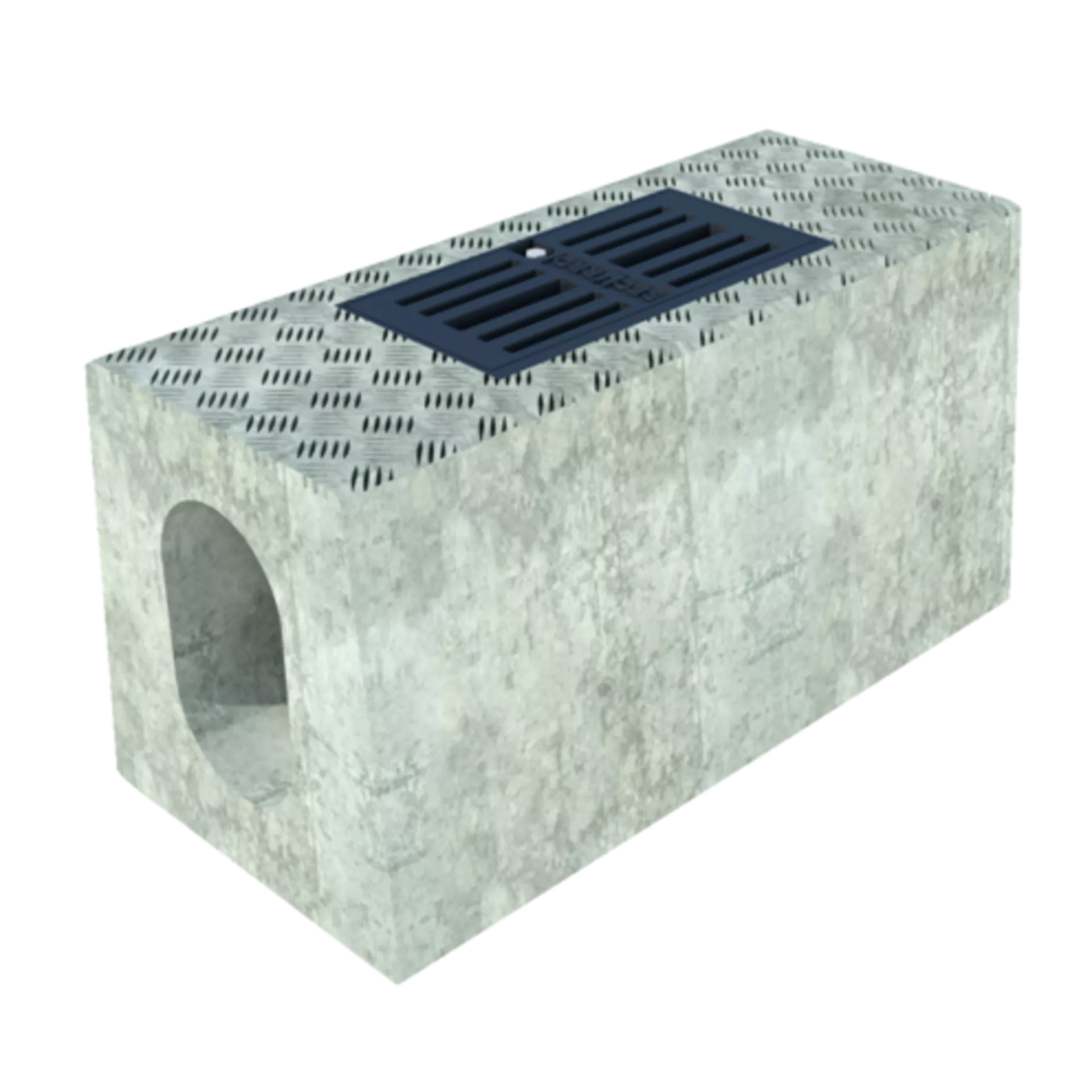 Servicestück und Schachtrahmen zu Schlitzrinne Typ Bern