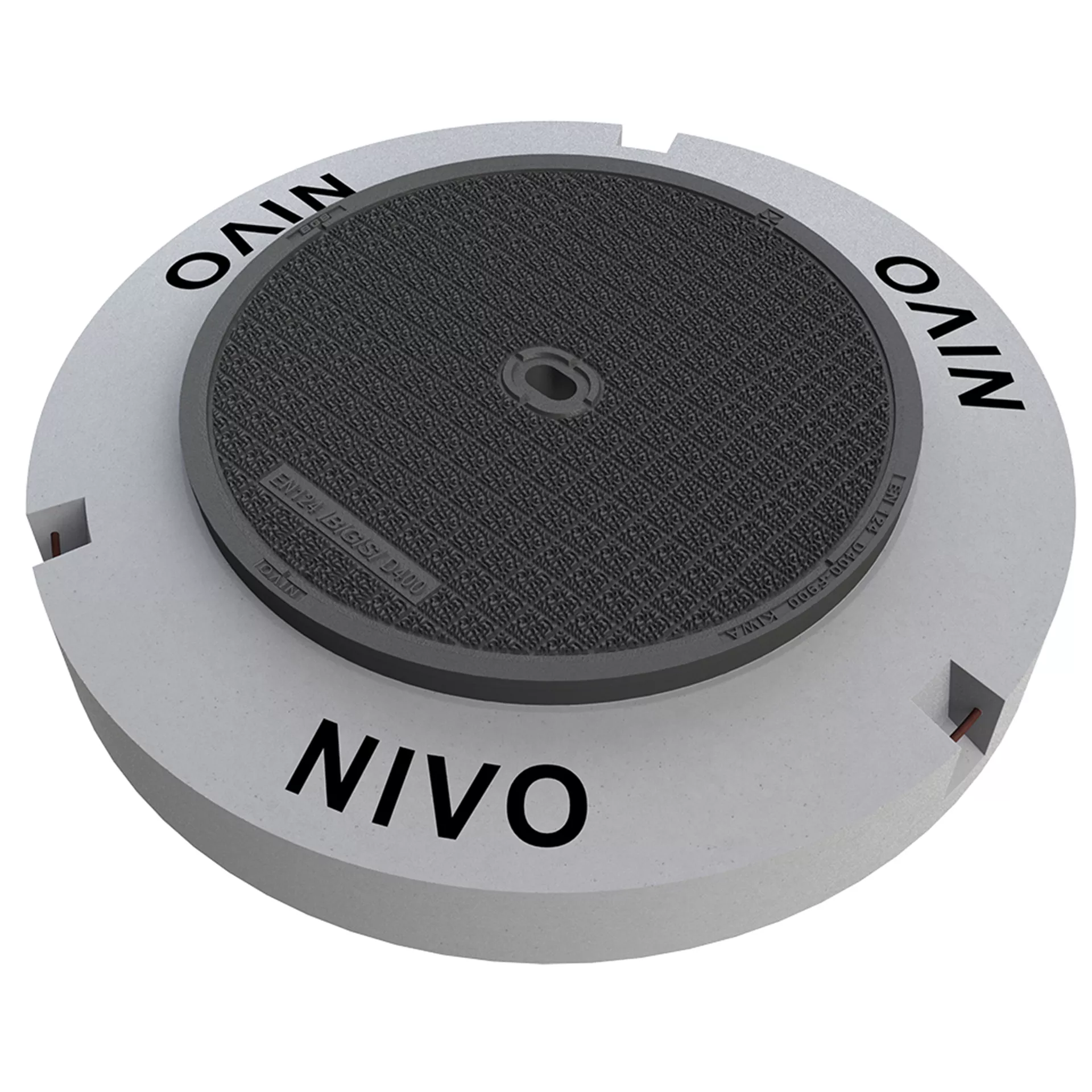 NIVO höhenverstellbare Gussdeckel und Strassenroste mit Beto onrahmen