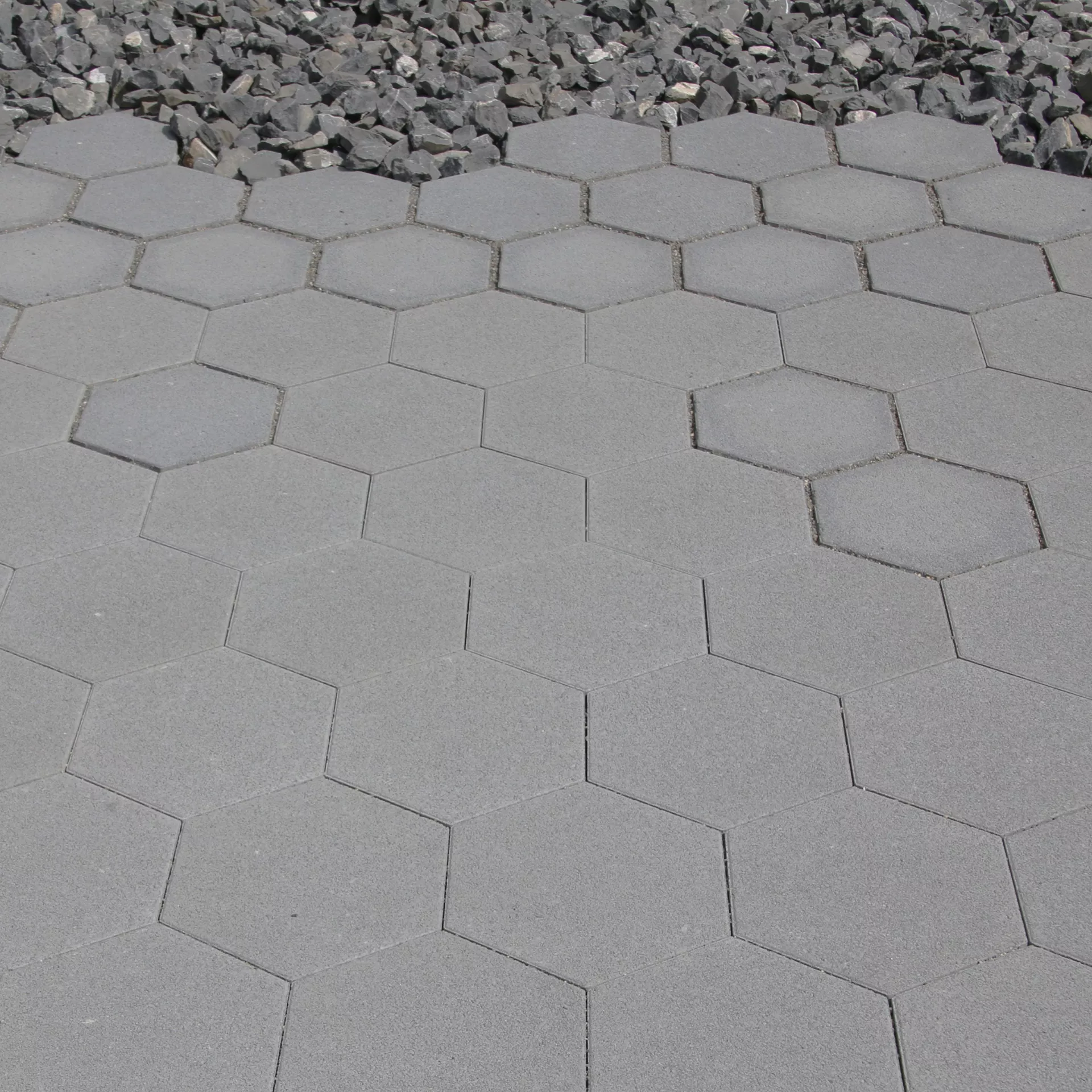 OMEGA<sup>®</sup> Sechseckpflastersteine gefast glatt