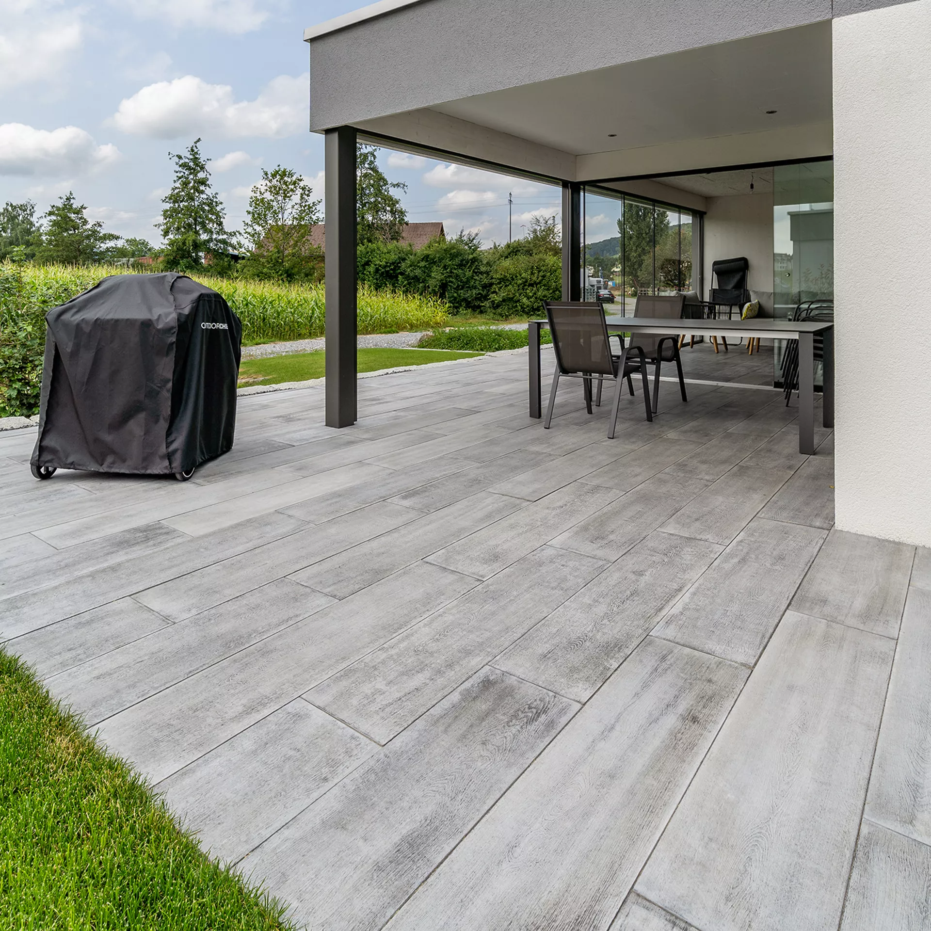 Landhausdiele mit Holzstruktur