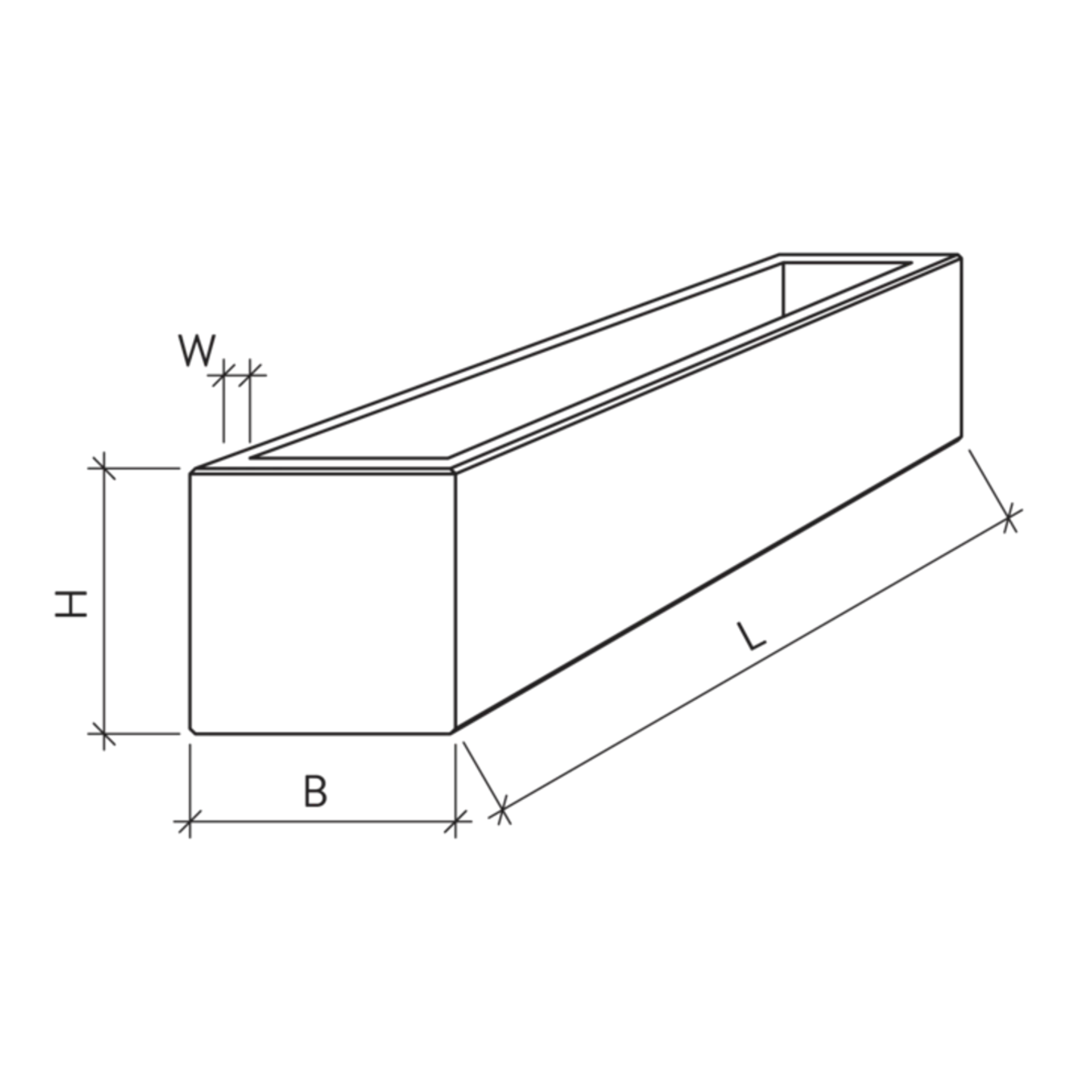 CASTELLO<sup>®</sup> Pflanzentröge rechteckig