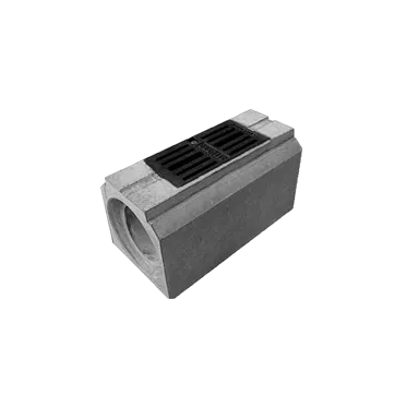 SECURRO Autobahnrinne Servicestück für Rinne E 600 ohne Auslauföffnung L 800 mm B 400 mm H 430 mm