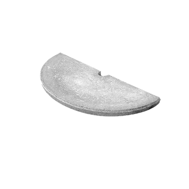 Schalendeckel voll versenkt halbrund begehbar BK A 15 D 60 cm OD 66.5 cm H 3.8 cm