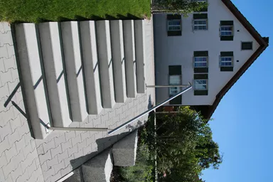 PARCO Blockstufe grau abgerieben stirnseitig gefast L 100 cm B 36 cm H 15 cm