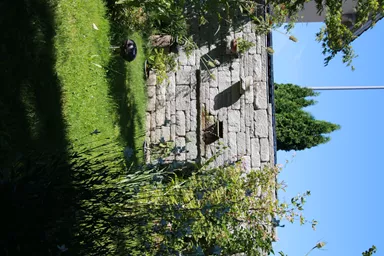 SANTURO Landhausmauer Typ 2 2-seitig gespalten grau Kanten gebrochen L 30-50 cm B 25 cm H 15 cm