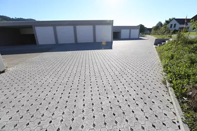 TEGULA SPLITT Ökostein mit Nocken Normalstein grau Kanten gebrochen L 23.2 cm B 17.2 cm H 7 cm