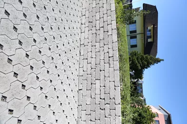 TEGULA SPLITT Ökostein mit Nocken Normalstein grau Kanten gebrochen L 23.2 cm B 17.2 cm H 7 cm