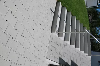 PARCO Blockstufe grau abgerieben stirnseitig gefast L 100 cm B 36 cm H 15 cm